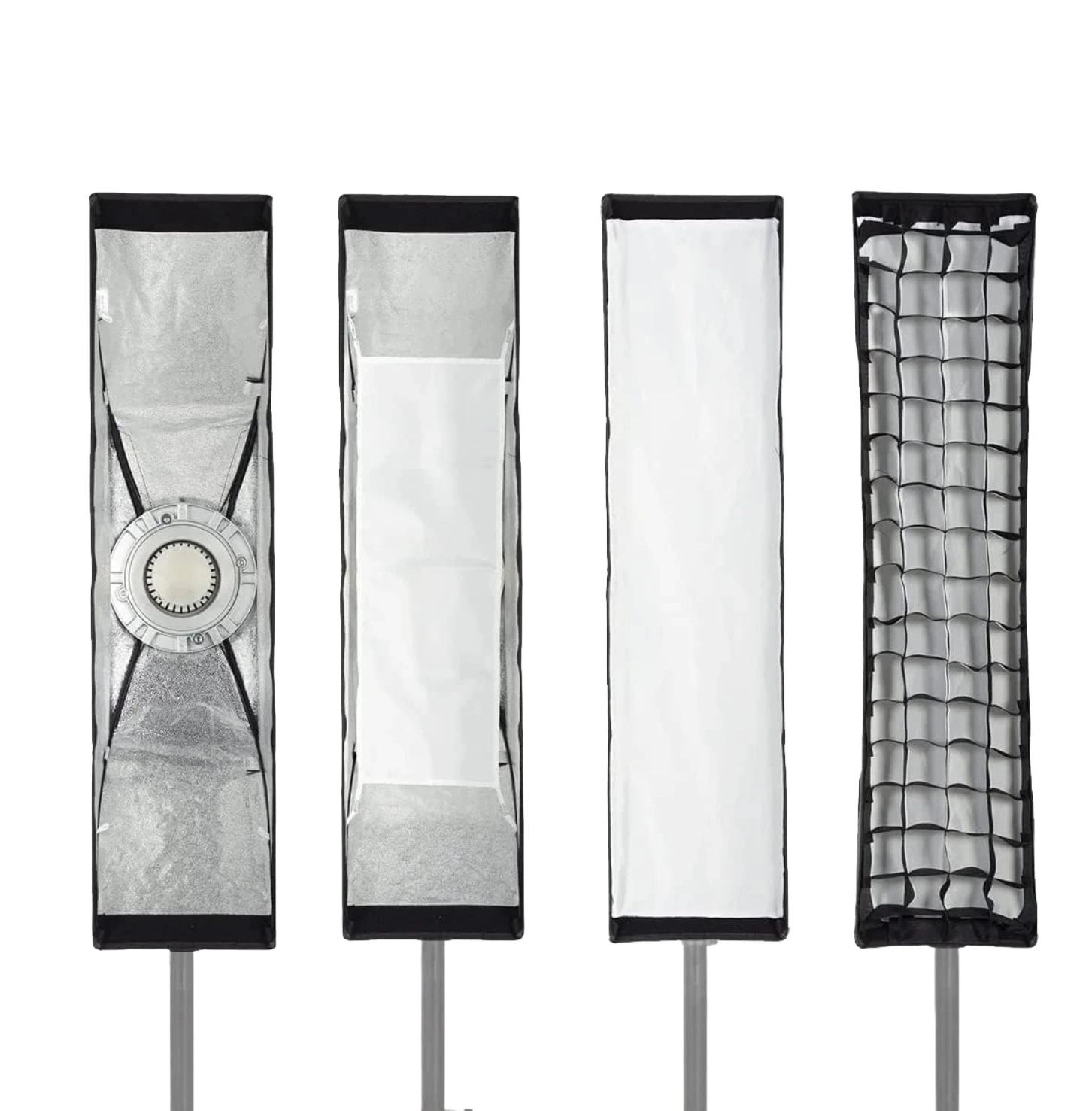 Softbox 30x120cm con Grid