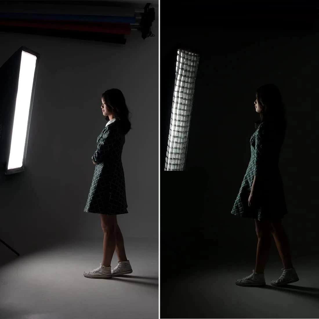 Softbox 30x120cm con Grid