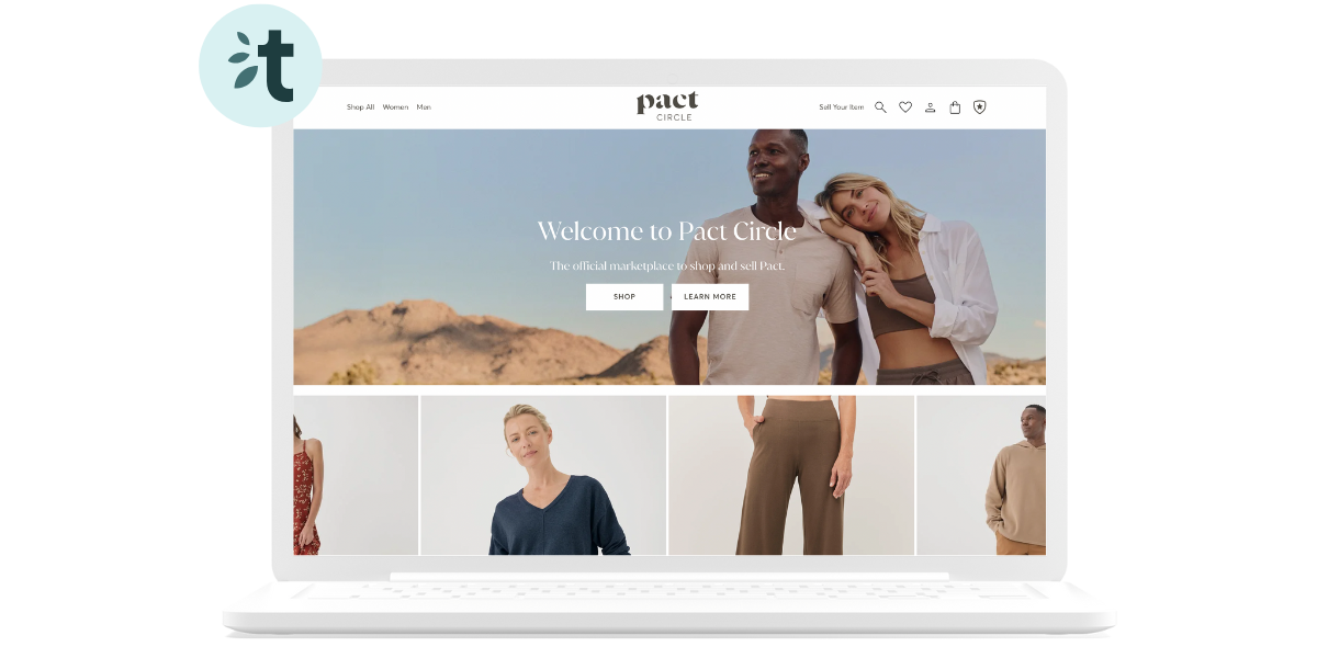 Pact Circle, their resale program powered by Treet