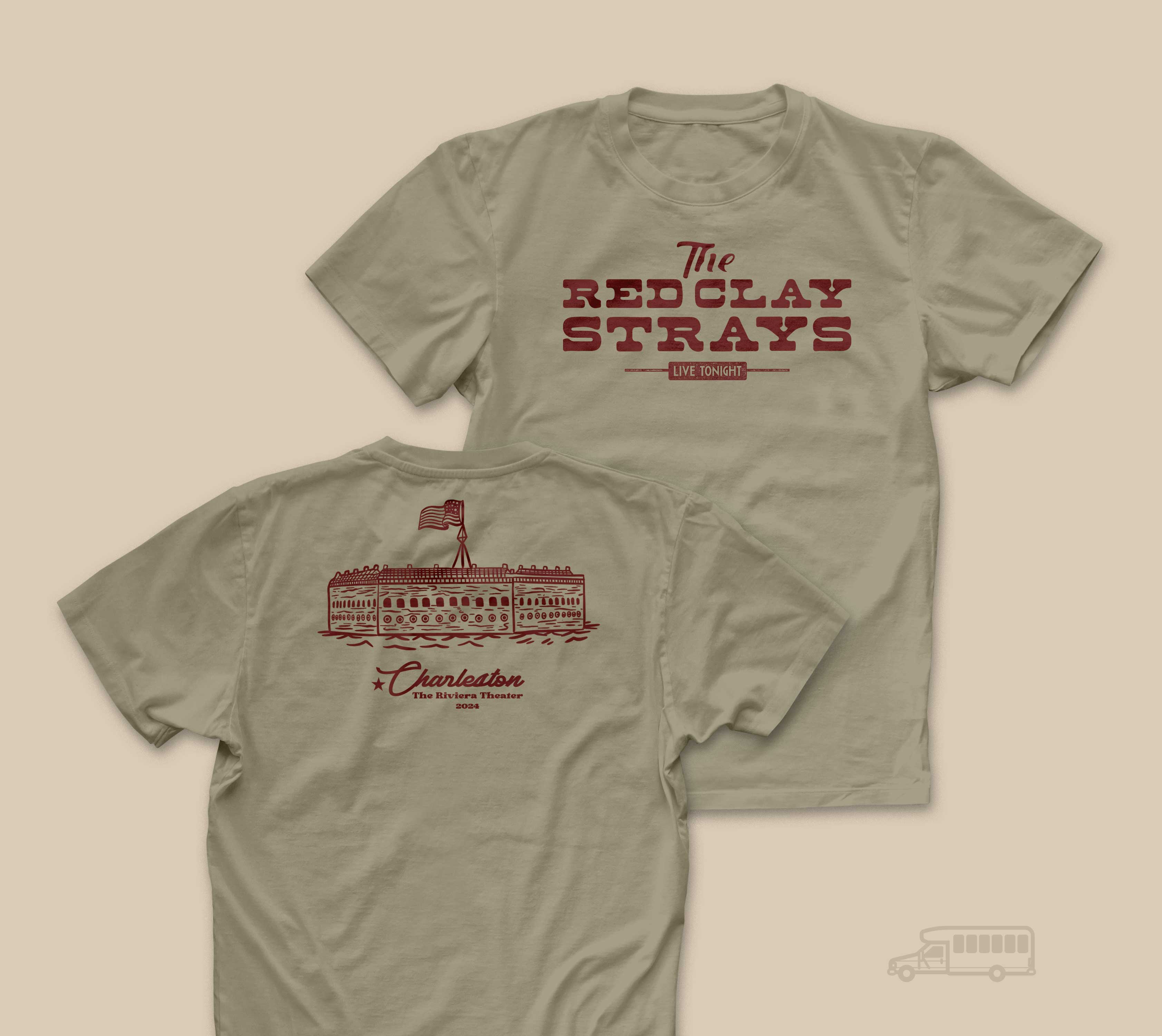 Red Clay Strays | Vintage | Charleston | 24' | T-Shirt