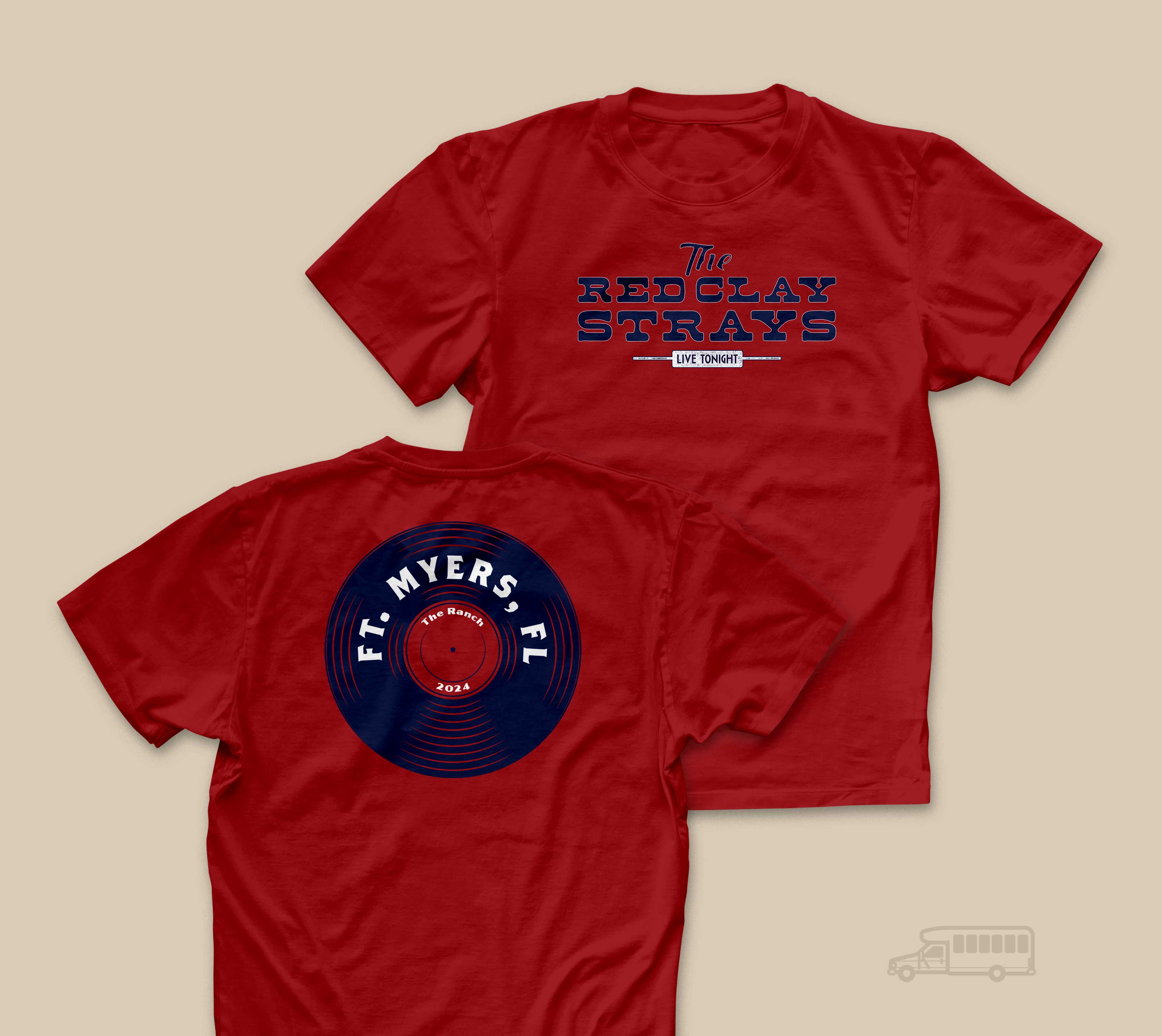 Red Clay Strays | Vintage | Fort Myers | 24' | T-Shirt