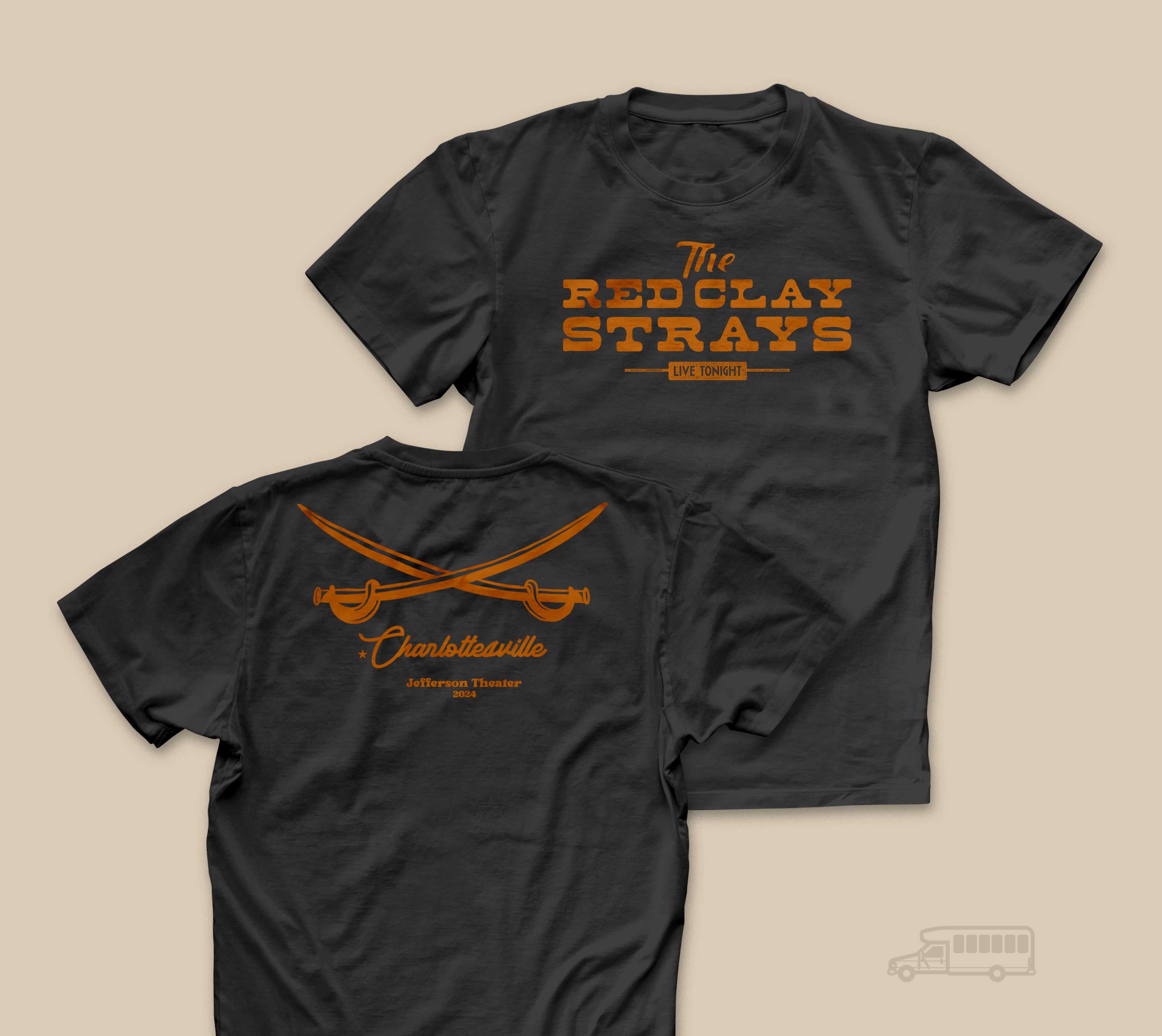 Red Clay Strays | Vintage | Charlottesville | 24' | T-Shirt