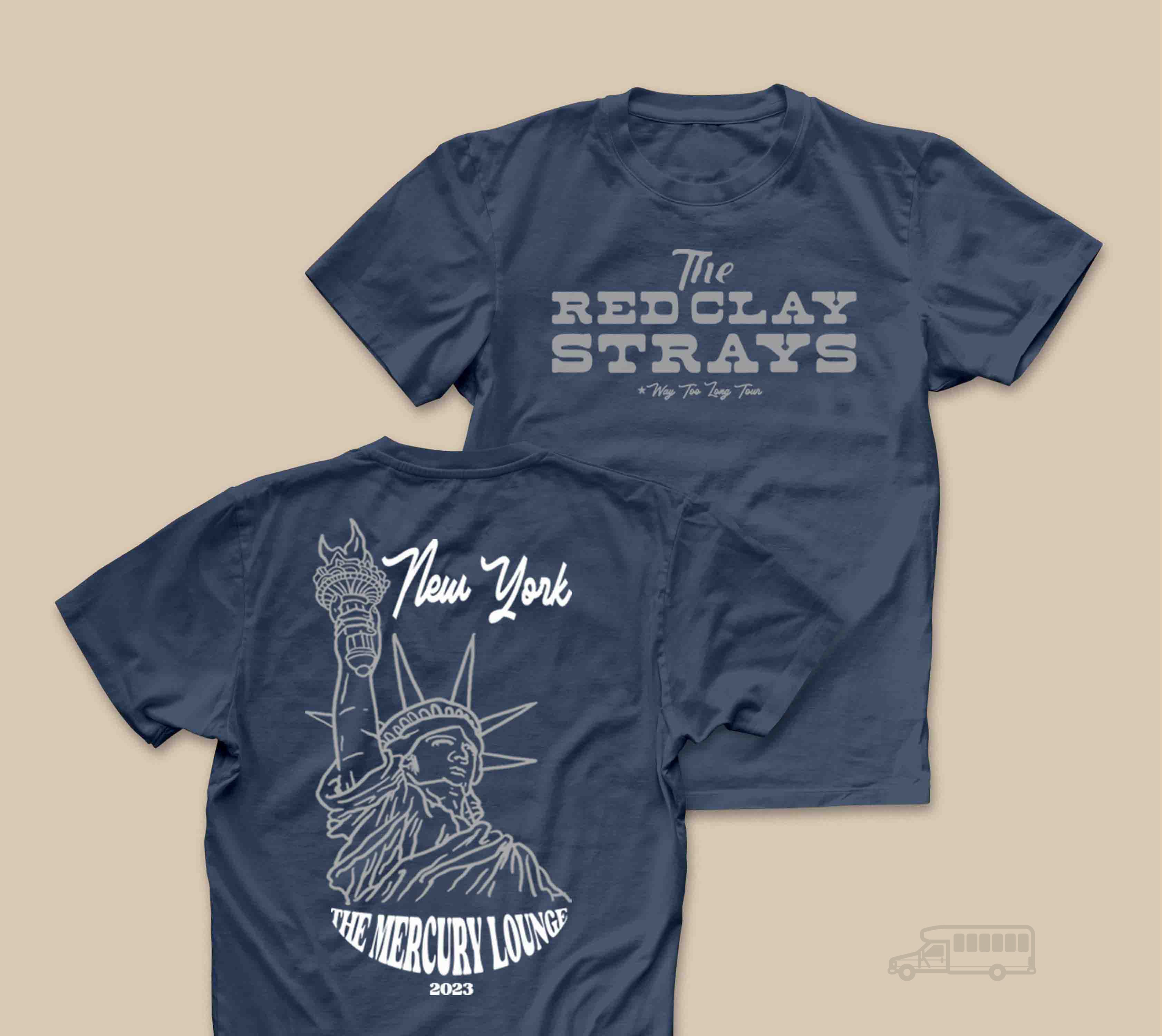 Red Clay Strays | Vintage | New York | 23' | T-Shirt