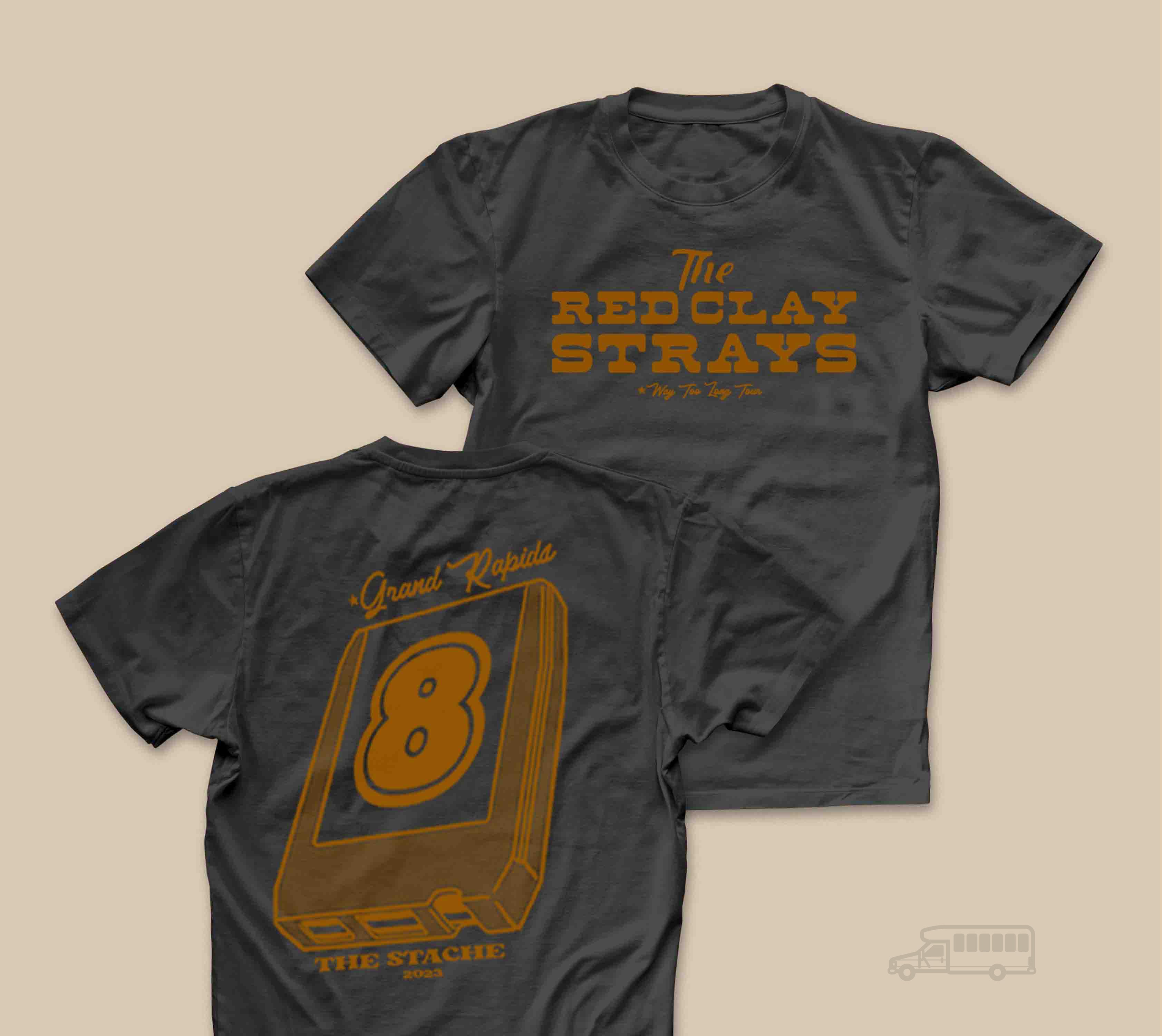 Red Clay Strays | Vintage | Grand Rapids | 23' | T-Shirt