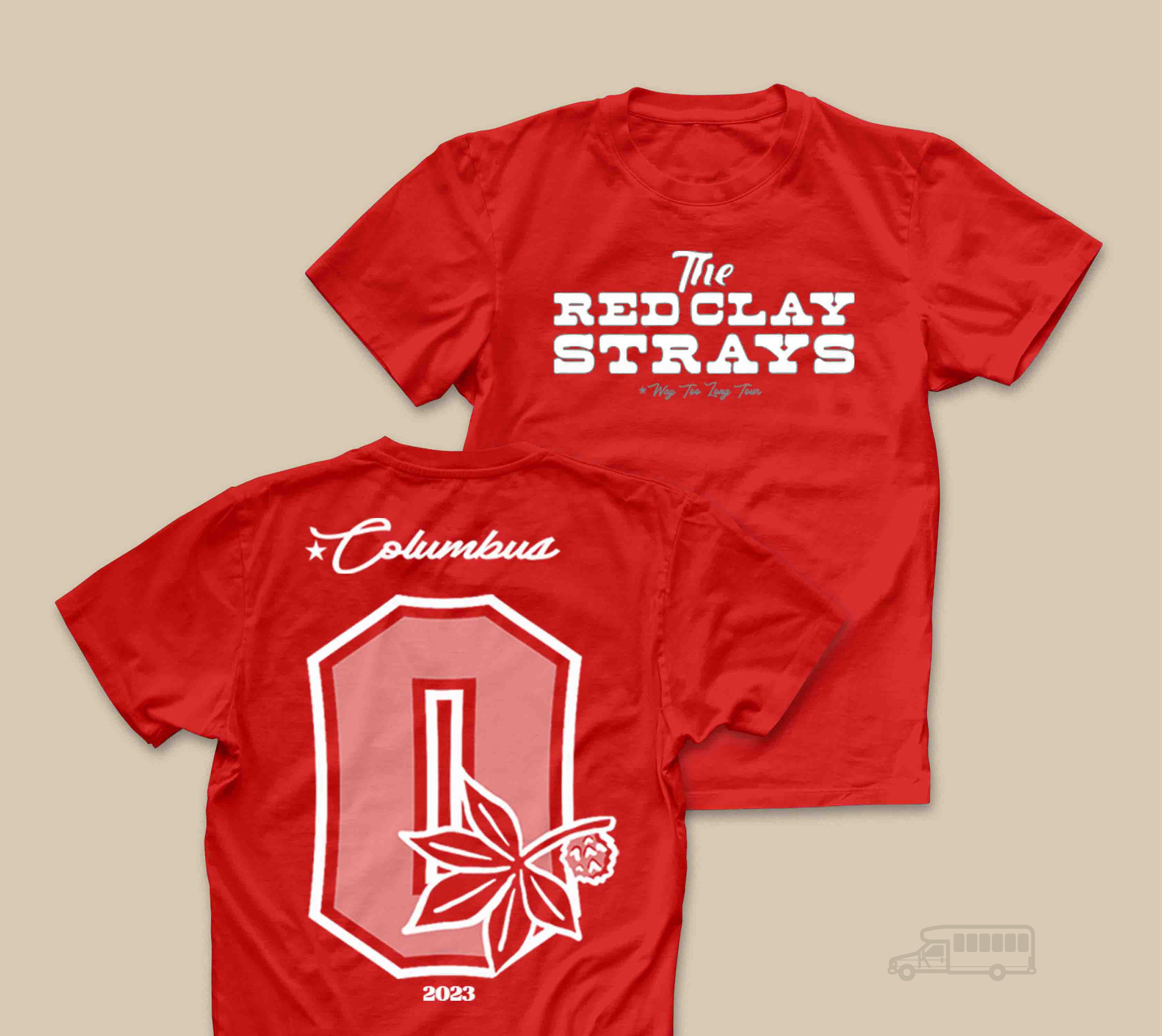 Red Clay Strays | Vintage | Columbus | 23' | T-Shirt