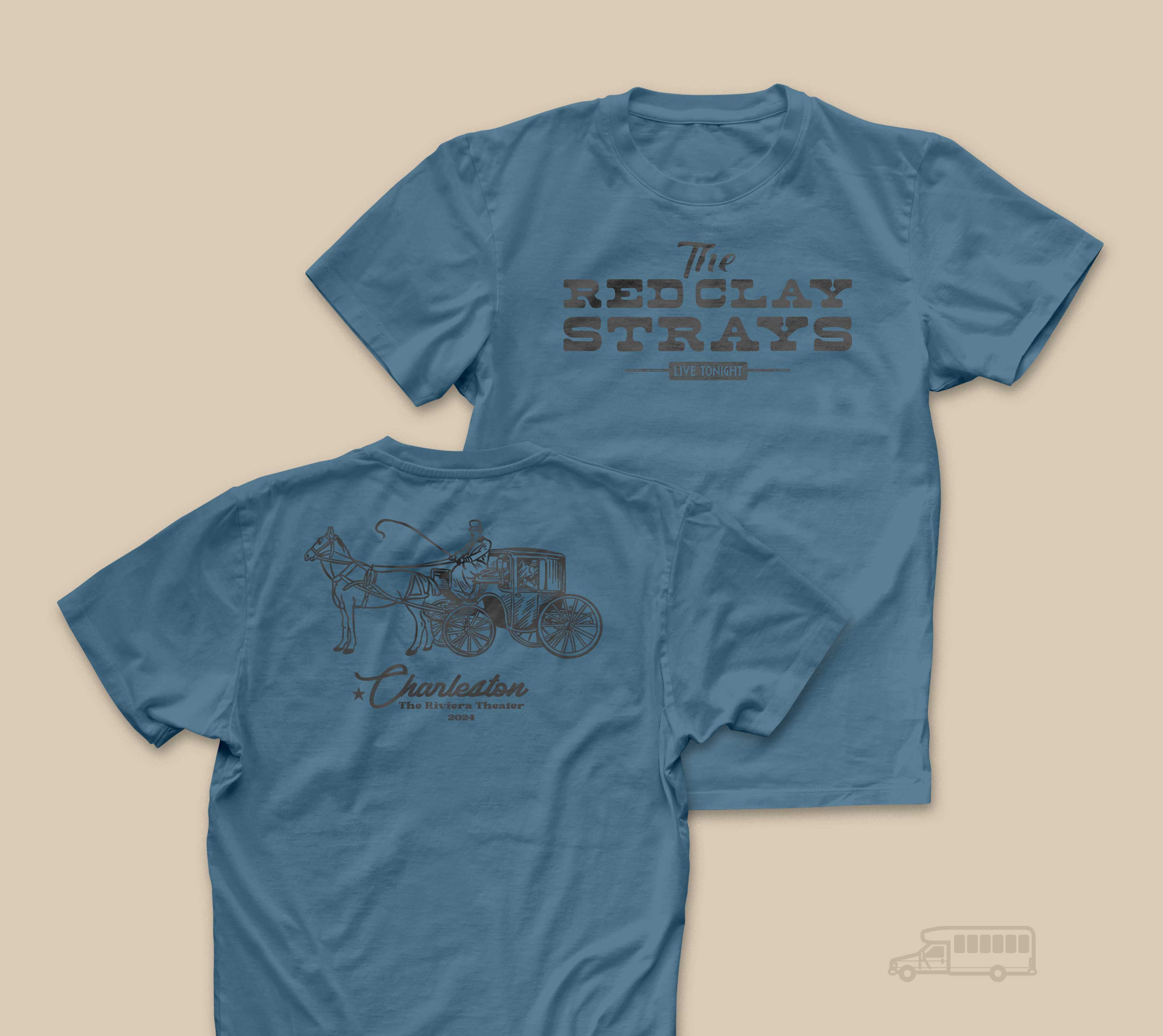 Red Clay Strays | Vintage | Charleston | 24' | T-Shirt