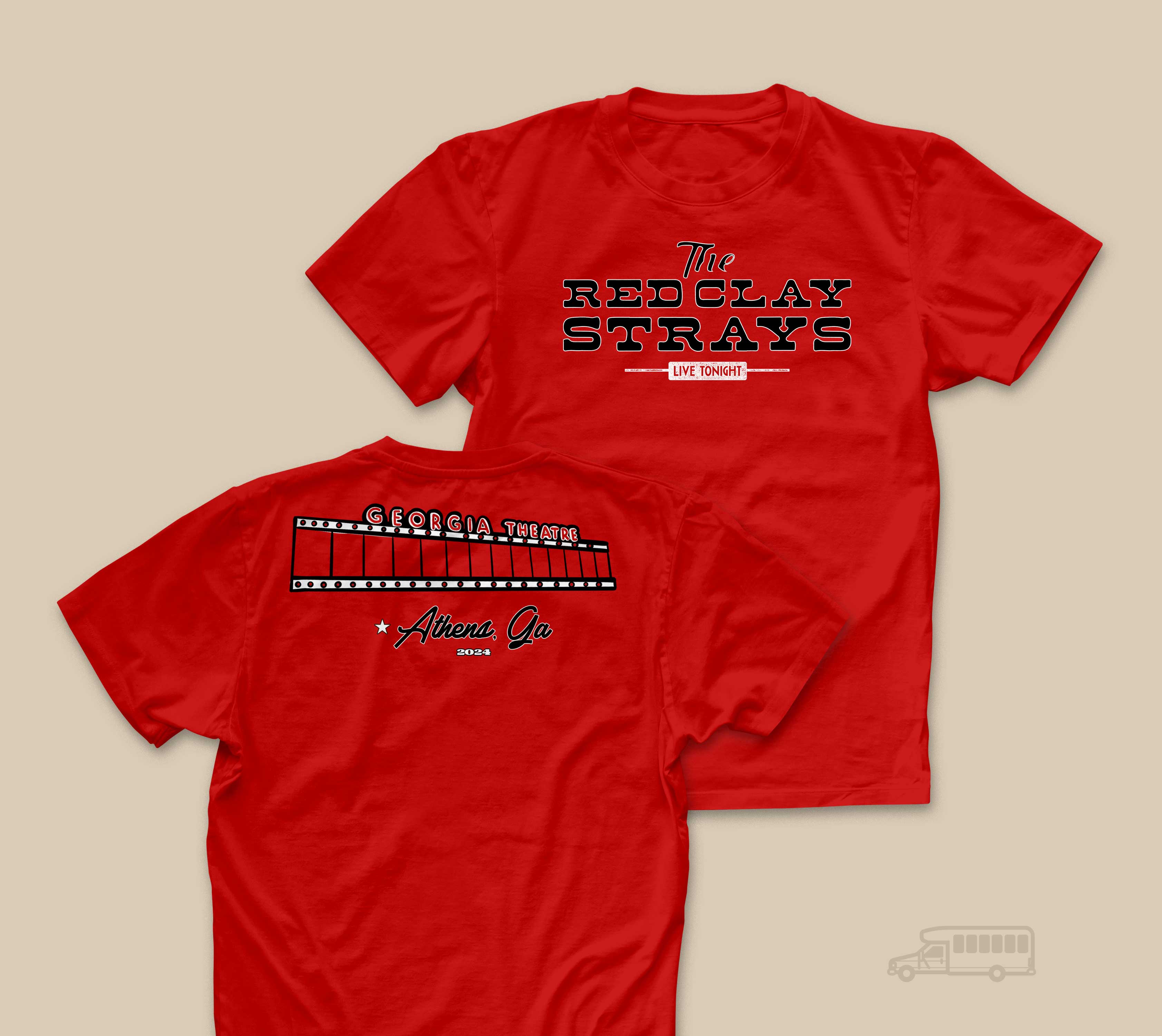 Red Clay Strays | Vintage | Athens | 24' | T-Shirt