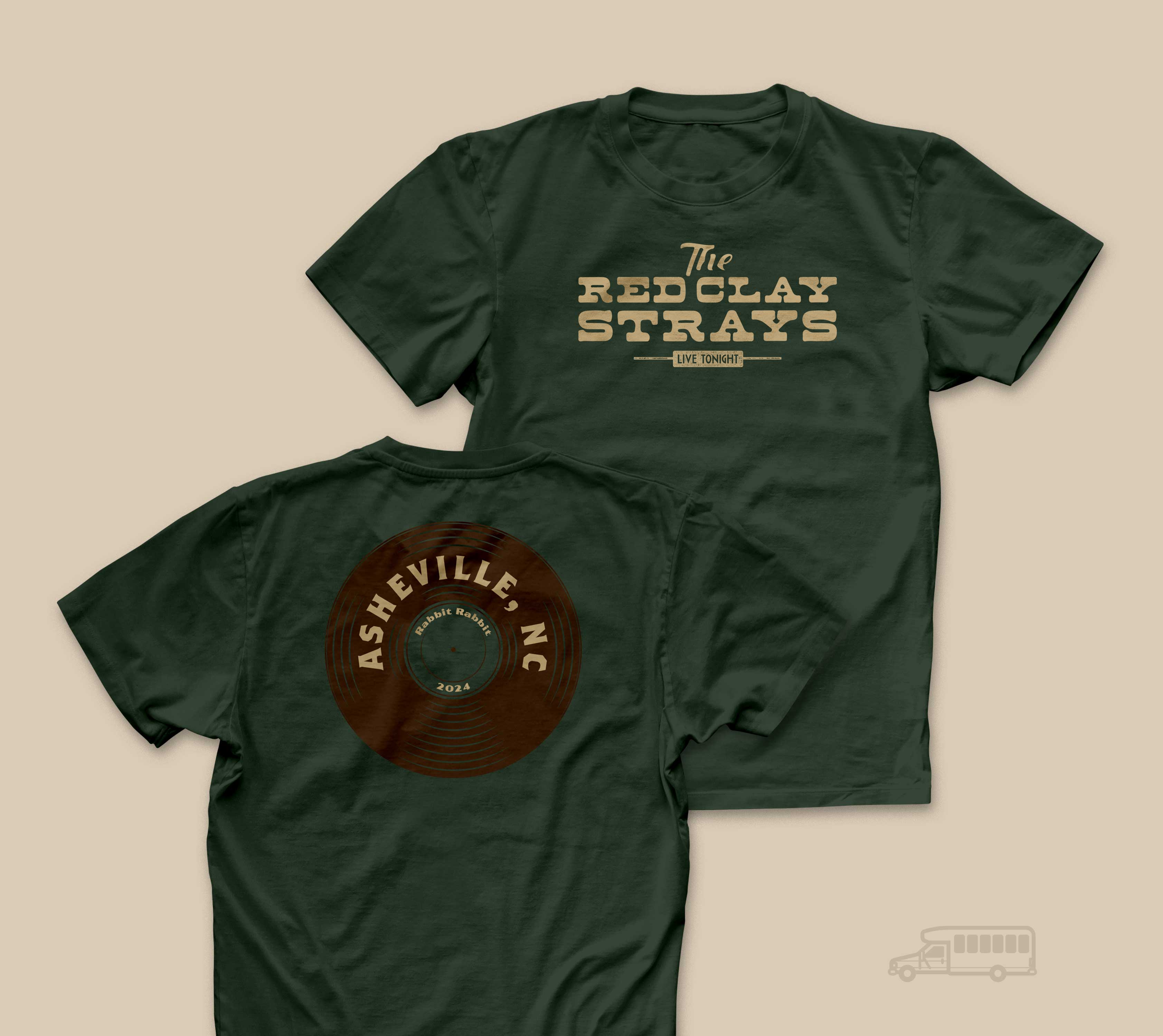 Red Clay Strays | Vintage | Asheville | 24' | T-Shirt