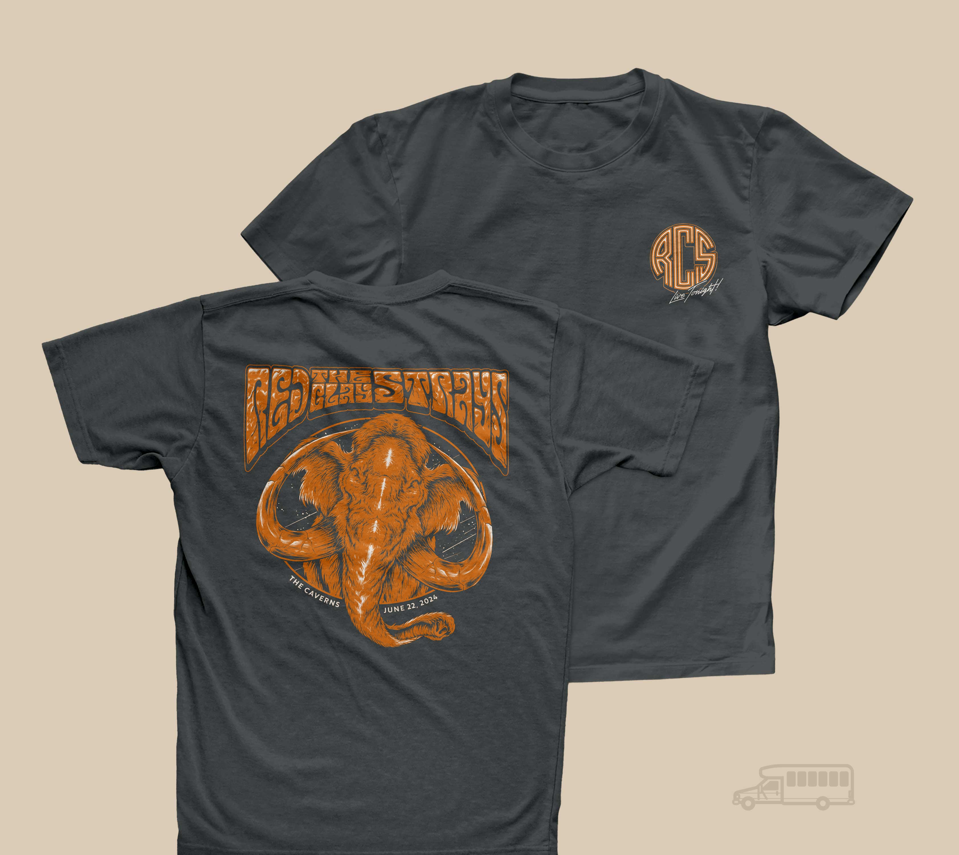 Red Clay Strays | Vintage | The Caverns Night 2 | 24' | T-Shirt