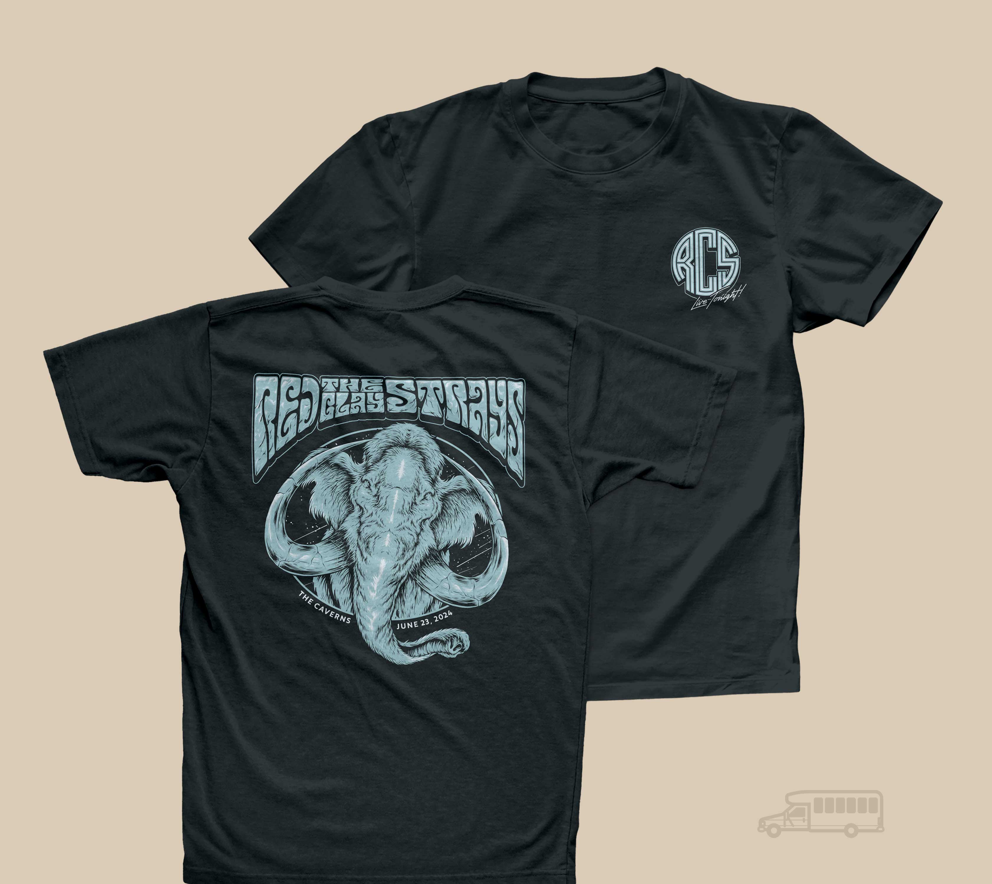 Red Clay Strays | Vintage | The Caverns Night 3 | 24' | T-Shirt