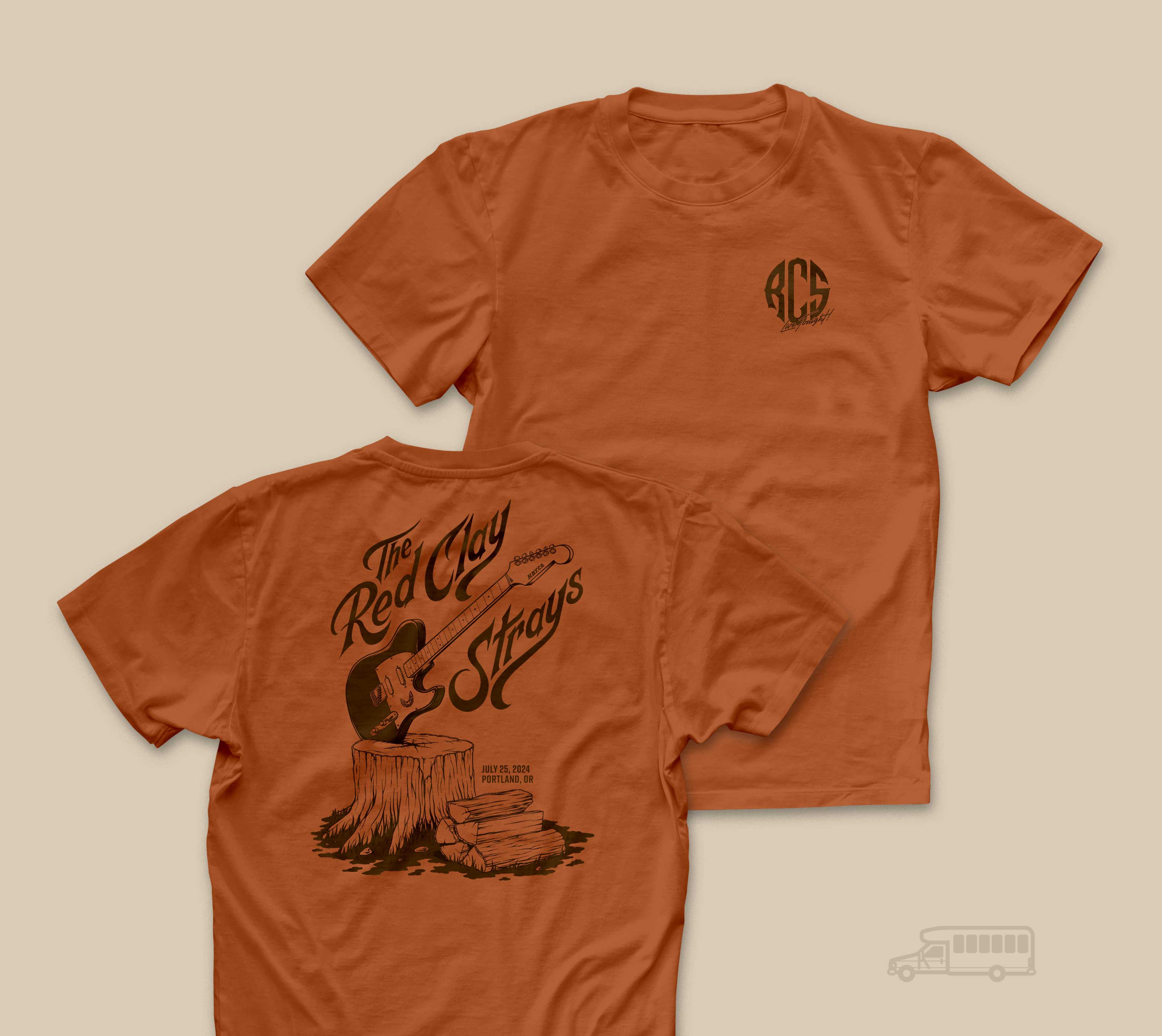 Red Clay Strays | Vintage | Portland | 24' | T-Shirt