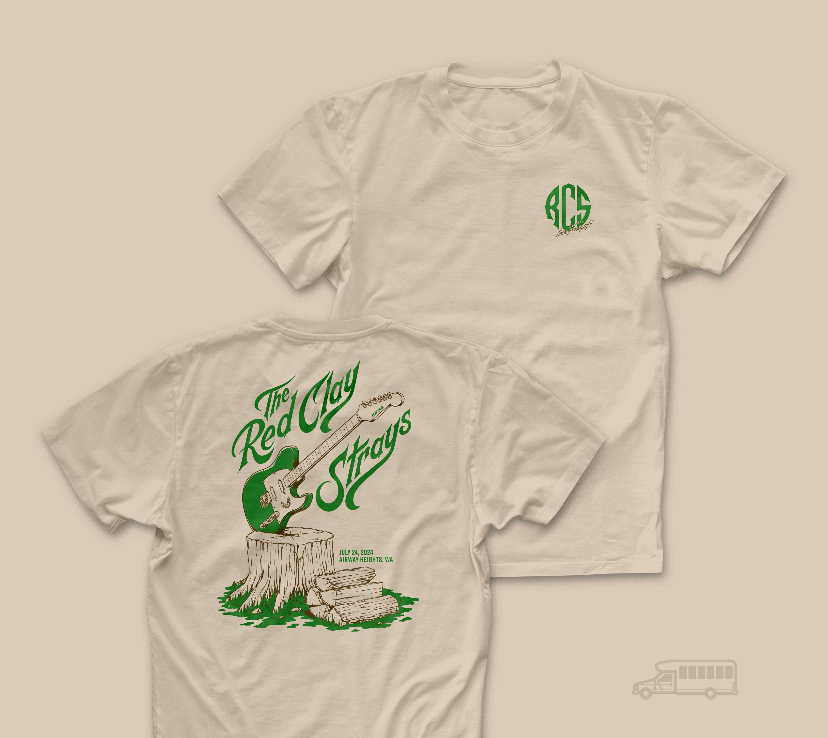 Red Clay Strays | Vintage | Airway Heights | 24' | T-Shirt