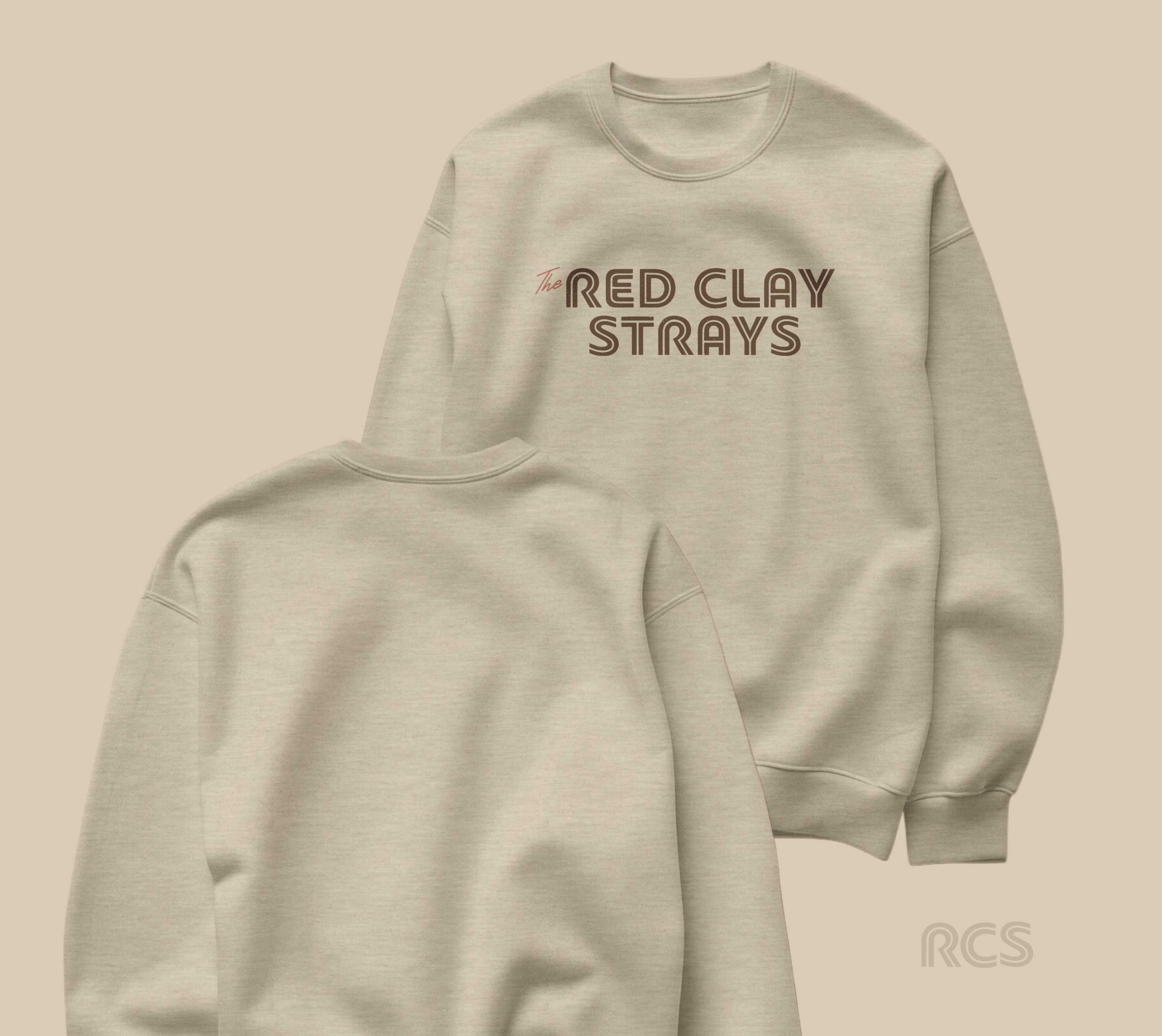 Red Clay Strays | Moments | Stacked Chest | Sweatshirt Crewneck | Heather