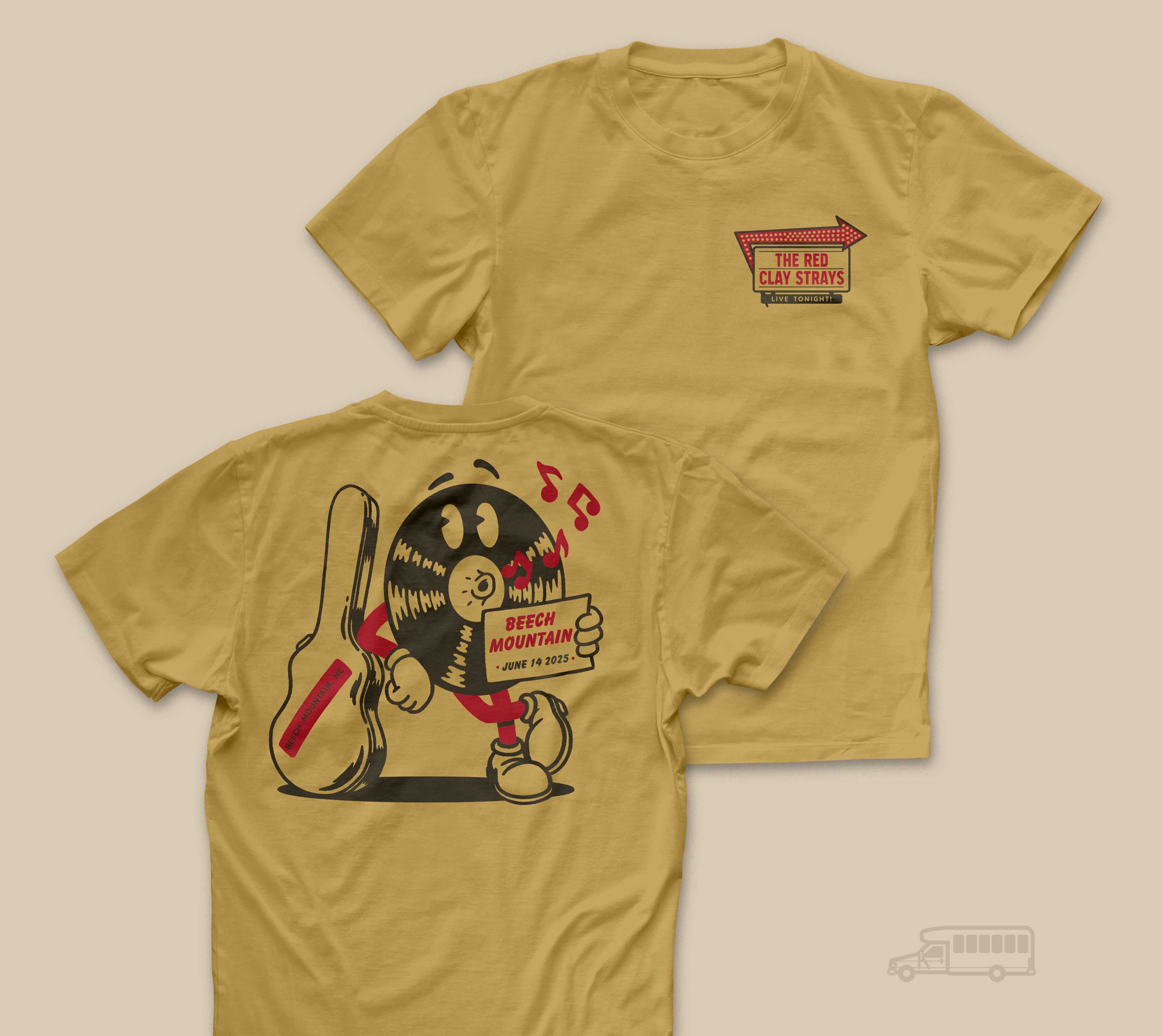 Red Clay Strays | Vintage | Beech Mtn NC | 25' | T-Shirt