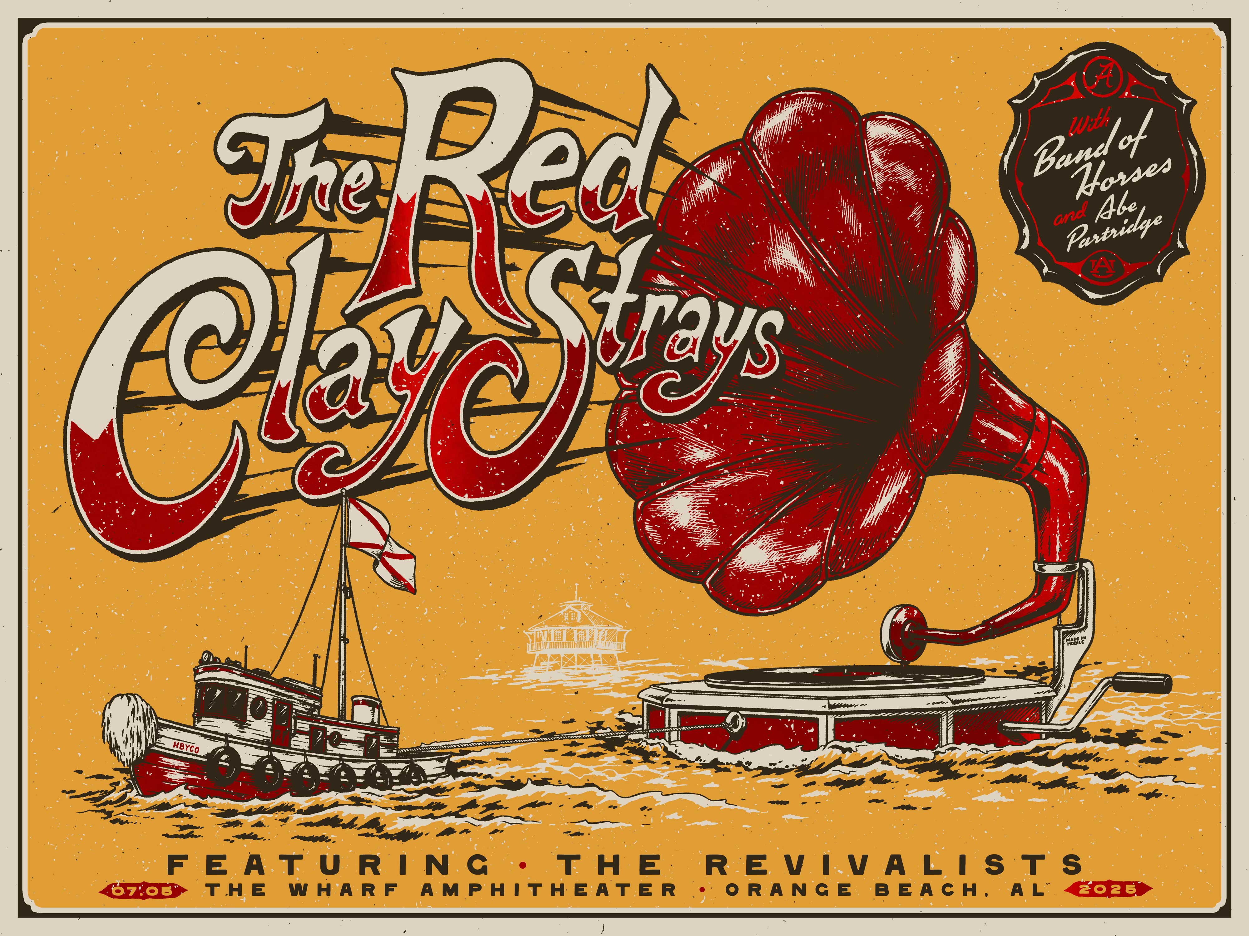 Red Clay Strays x SoundWaves Creative | D42 | Wharf | Red Mirror | 3DIAMOND