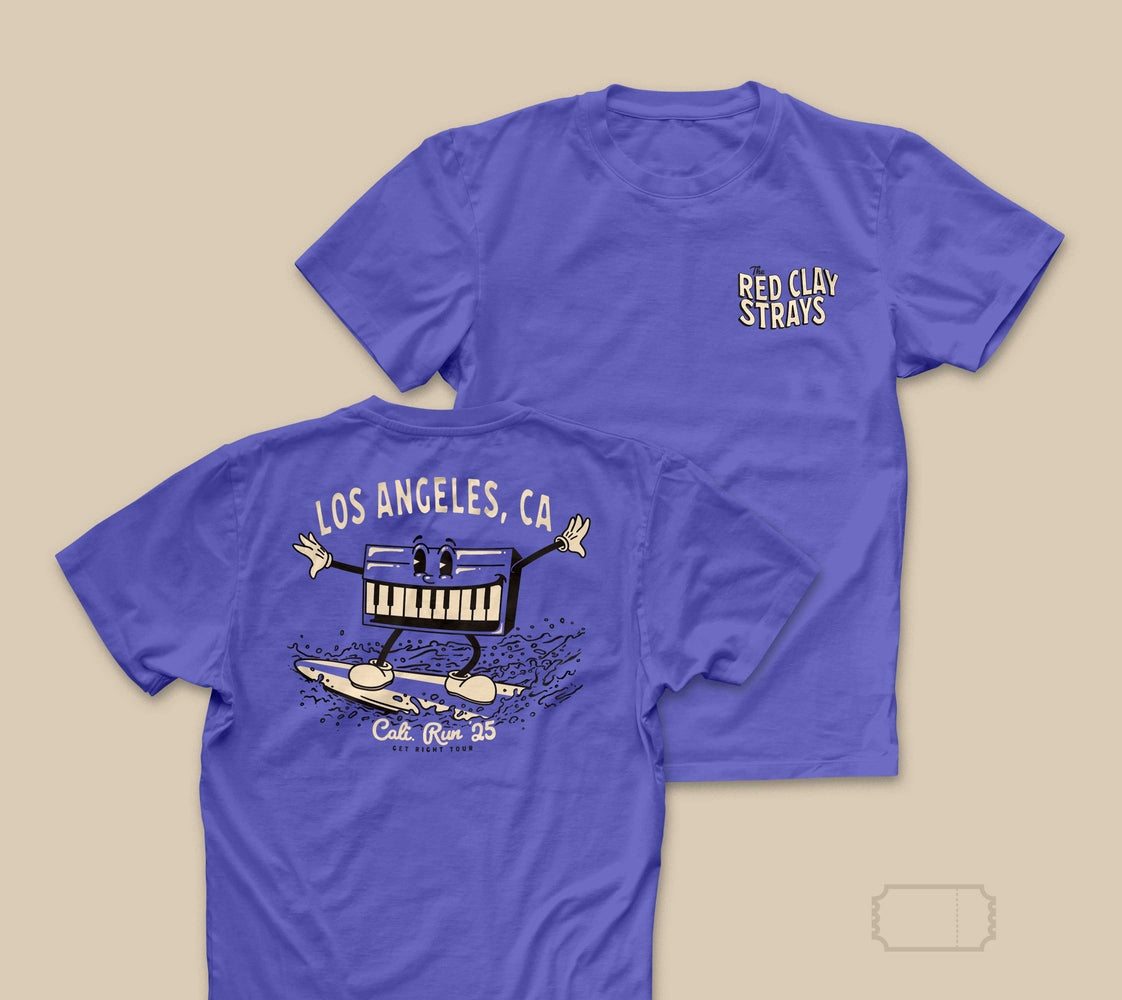 Red Clay Strays | Vintage | Los Angeles CA | 25' | T-Shirt