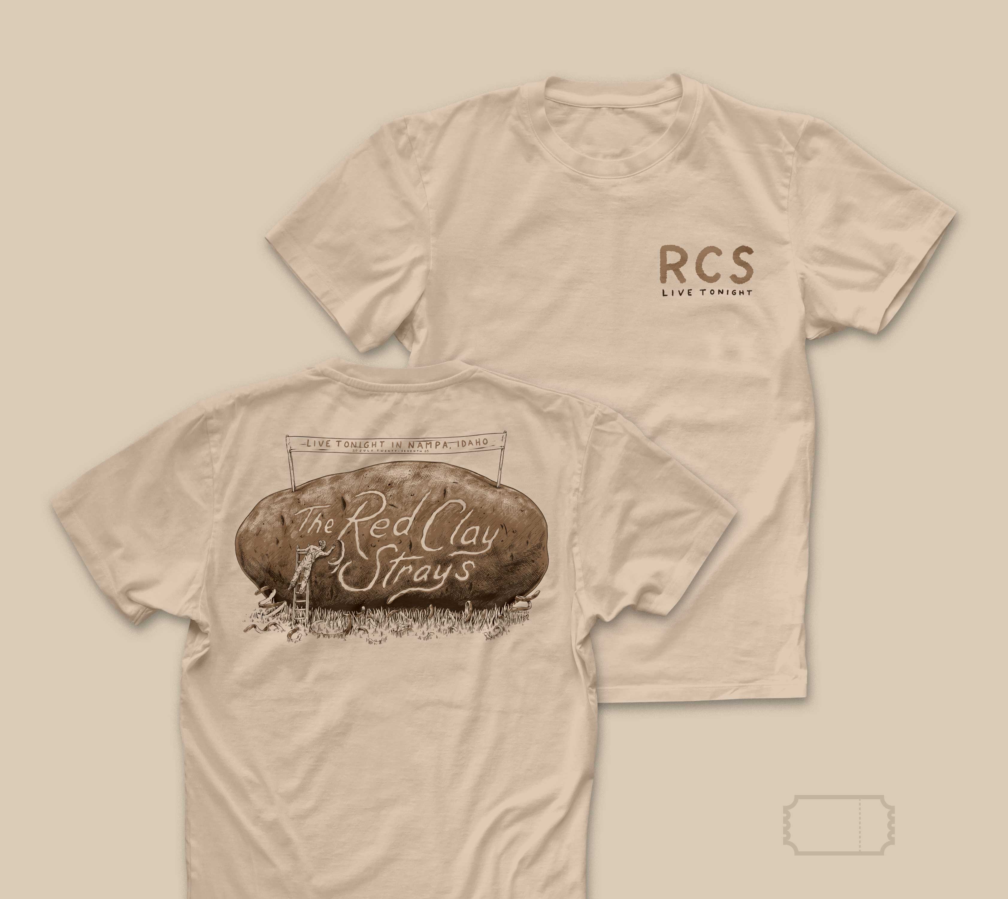 Red Clay Strays | Vintage | Nampa Idaho | 25' | T-Shirt