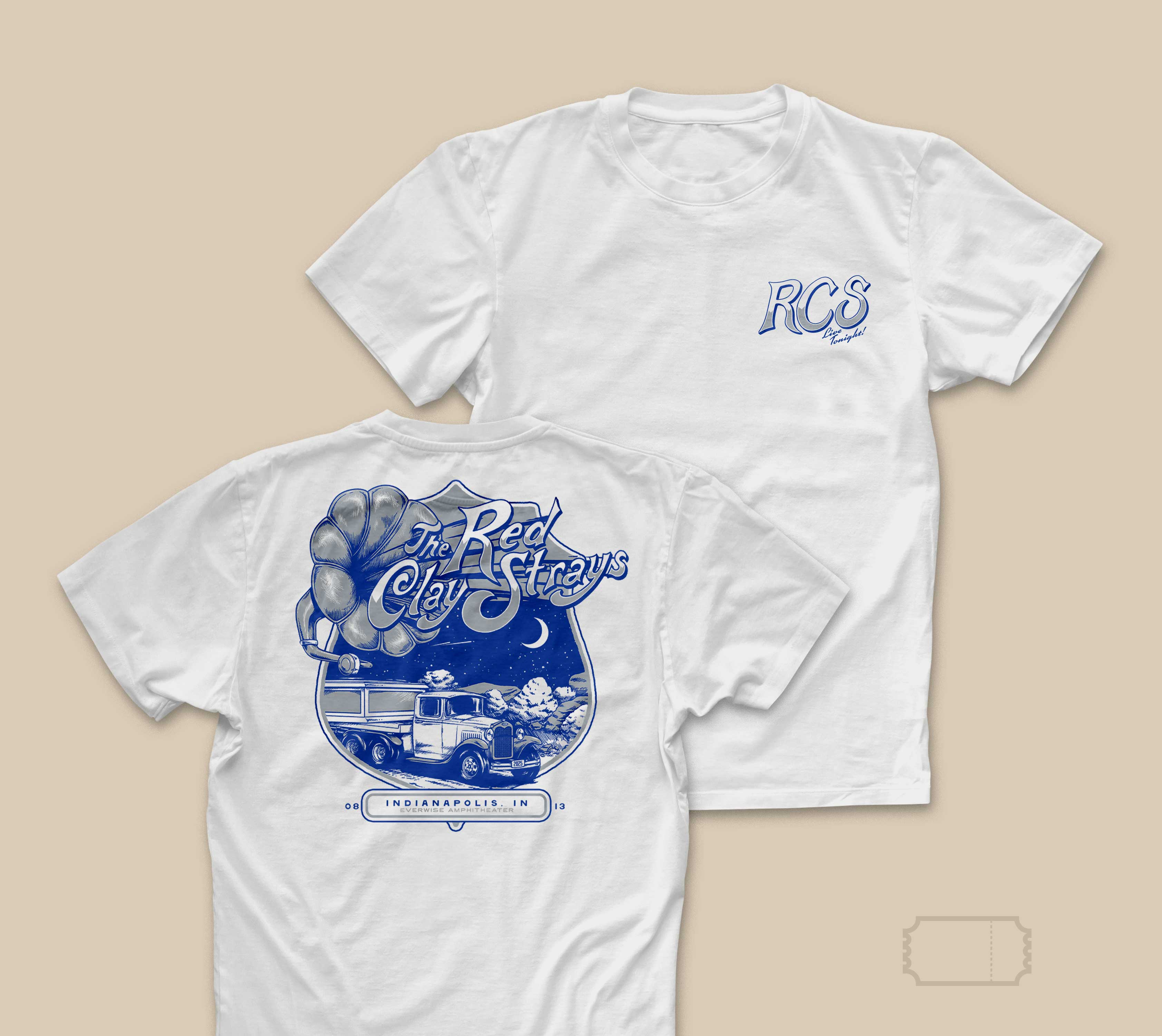 Red Clay Strays | Vintage | Indianapolis IN | 25' | T-Shirt