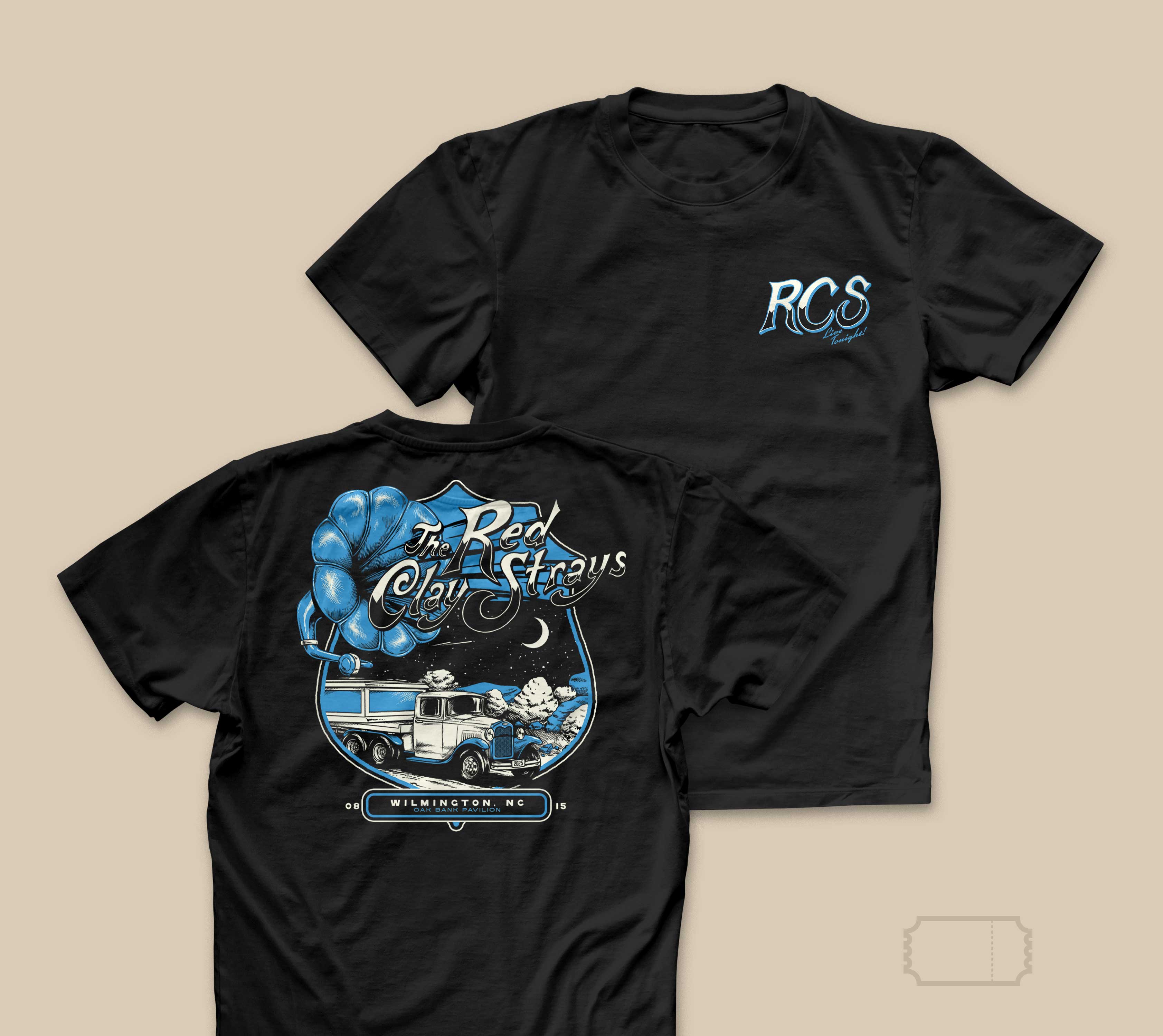 Red Clay Strays | Vintage | Wilmington | 25' | T-Shirt