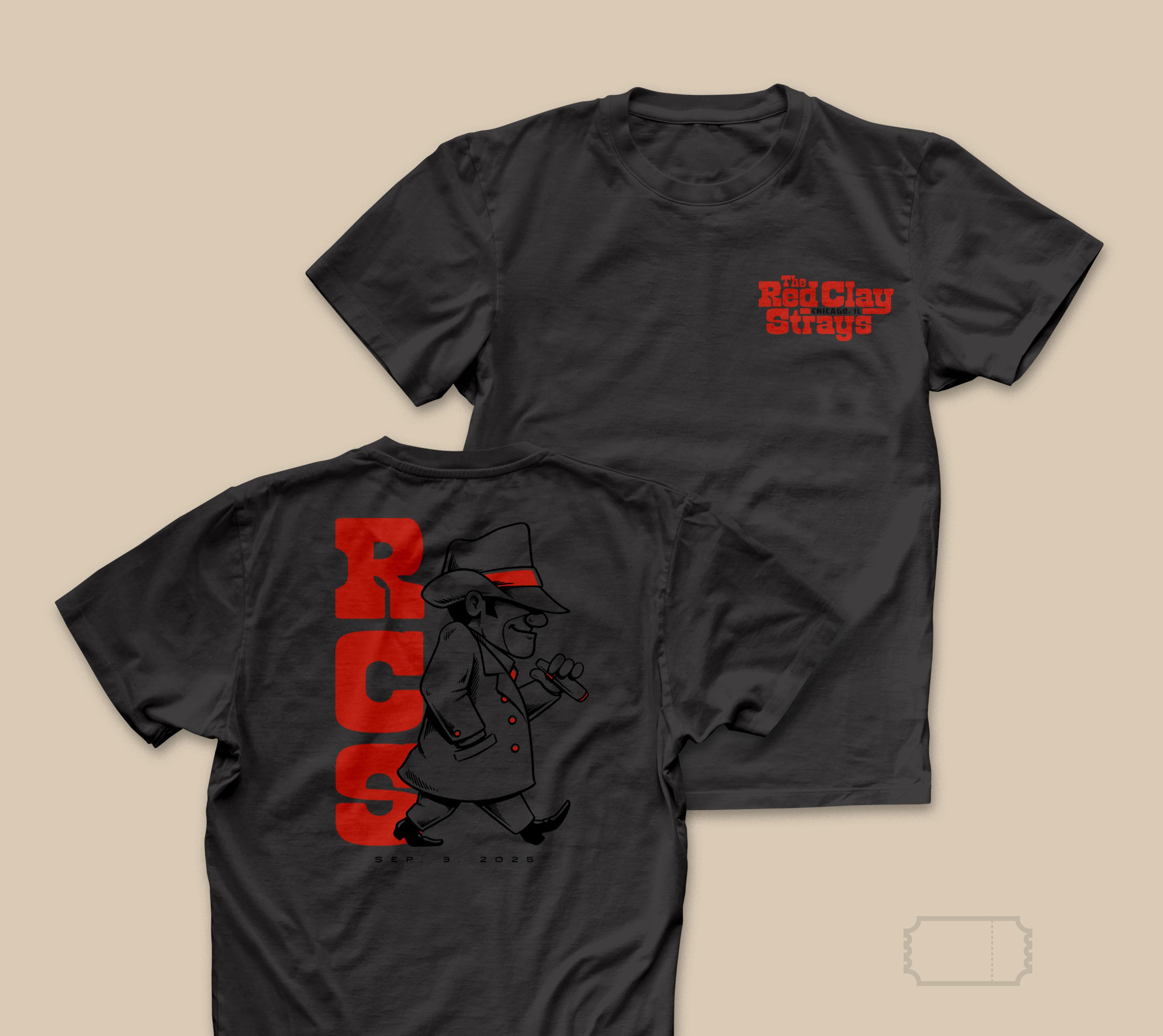 Red Clay Strays | Vintage | Chicago | Night 1 | 25' | T-Shirt
