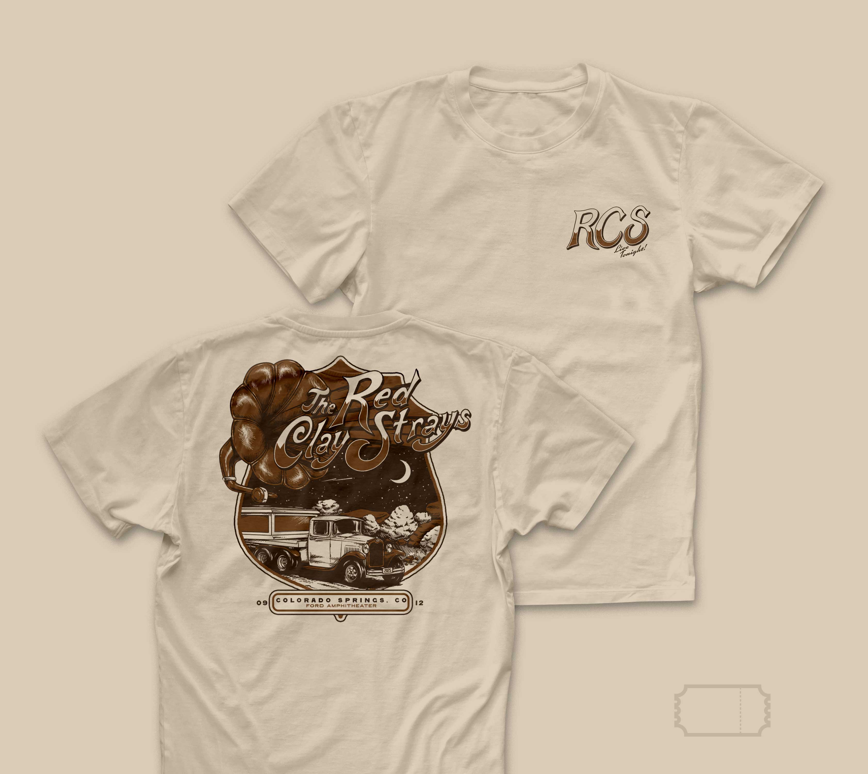 Red Clay Strays | Vintage | Colorado Springs CO | 25' | T-Shirt