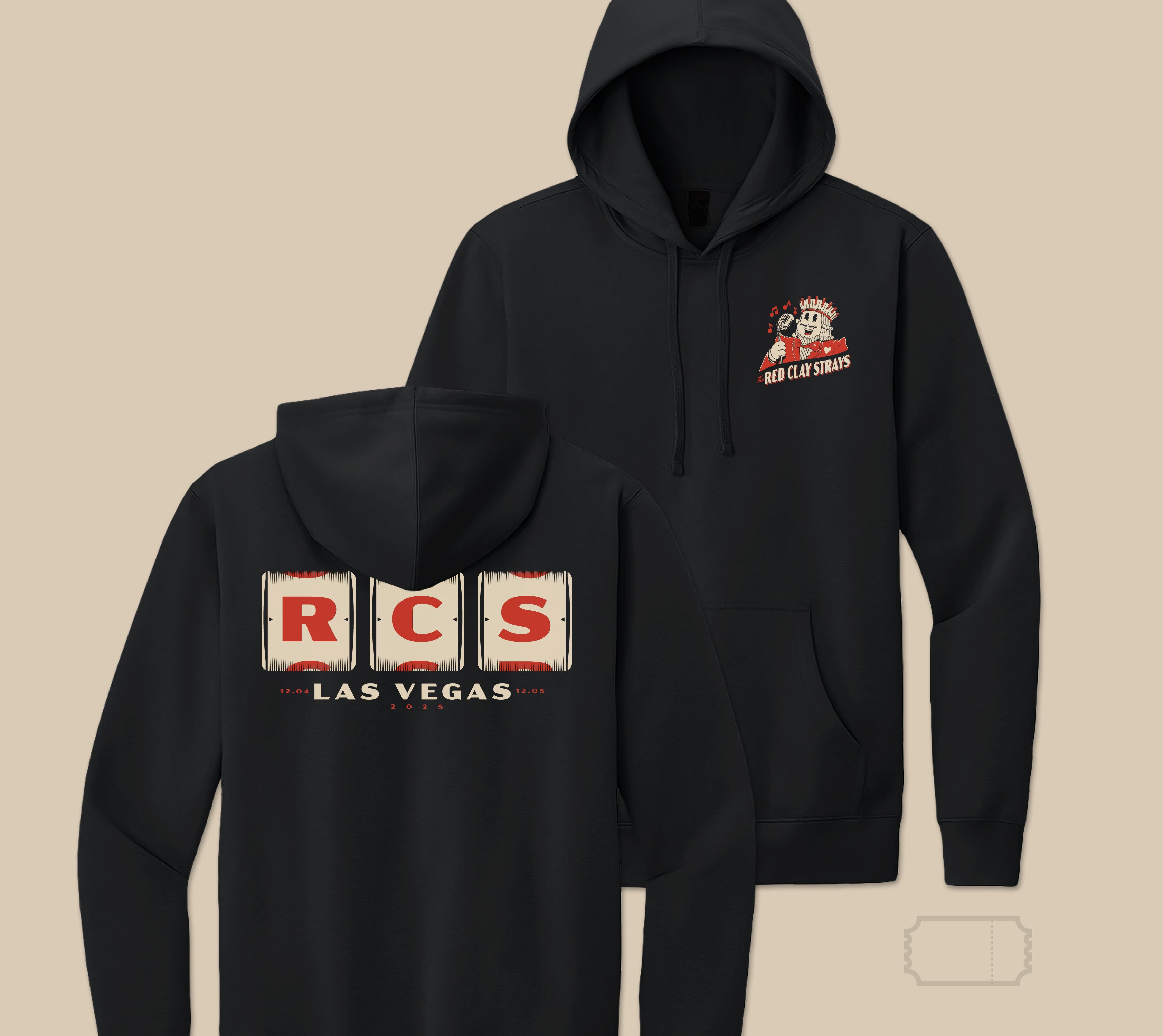 Red Clay Strays | Tour | Las Vegas | 25' | Hoodie