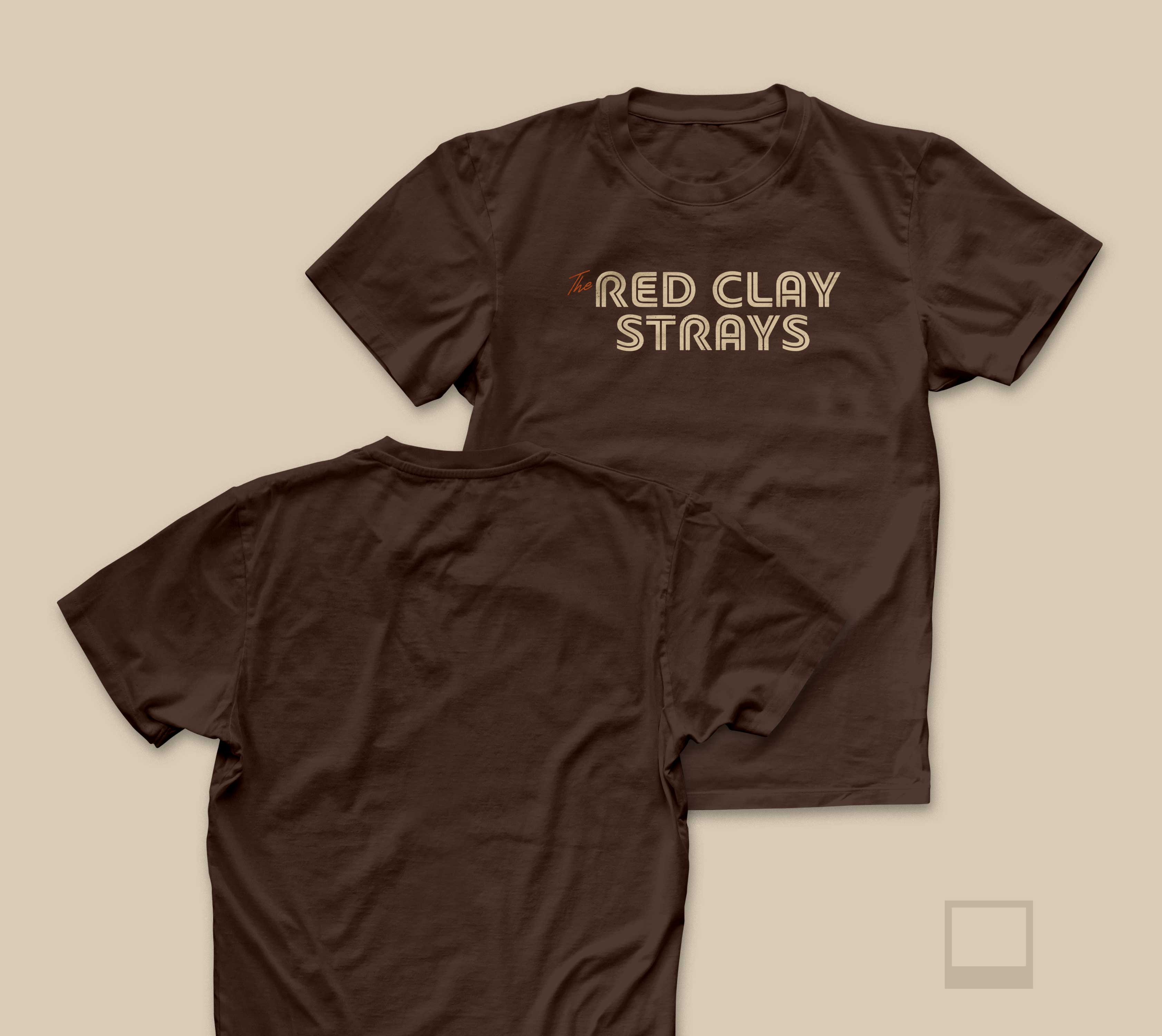 Red Clay Strays | Moments | Stacked Chest | T-Shirt | Brown