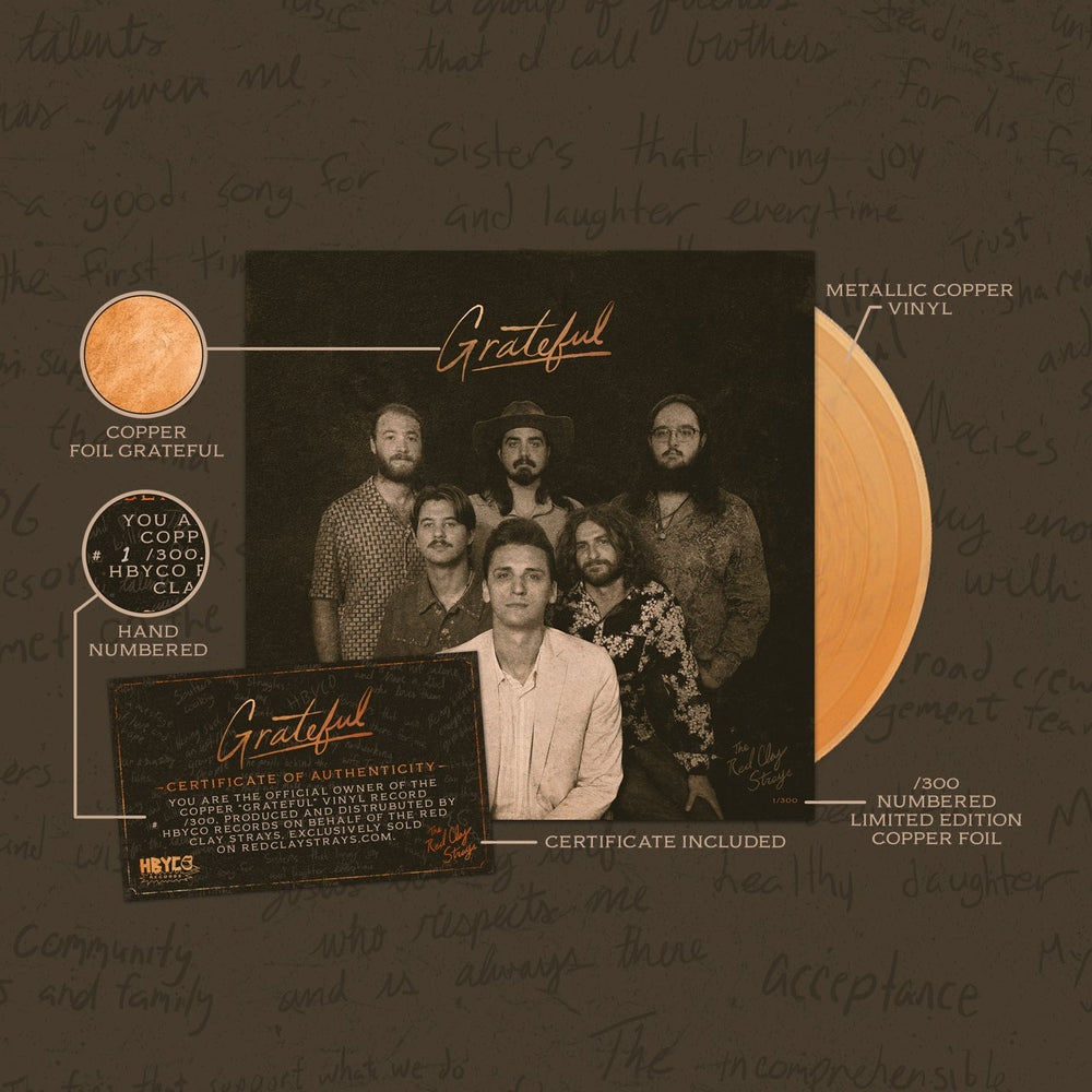Grateful | Vinyl | Copper | QTY 300 | ** Pre-Order **