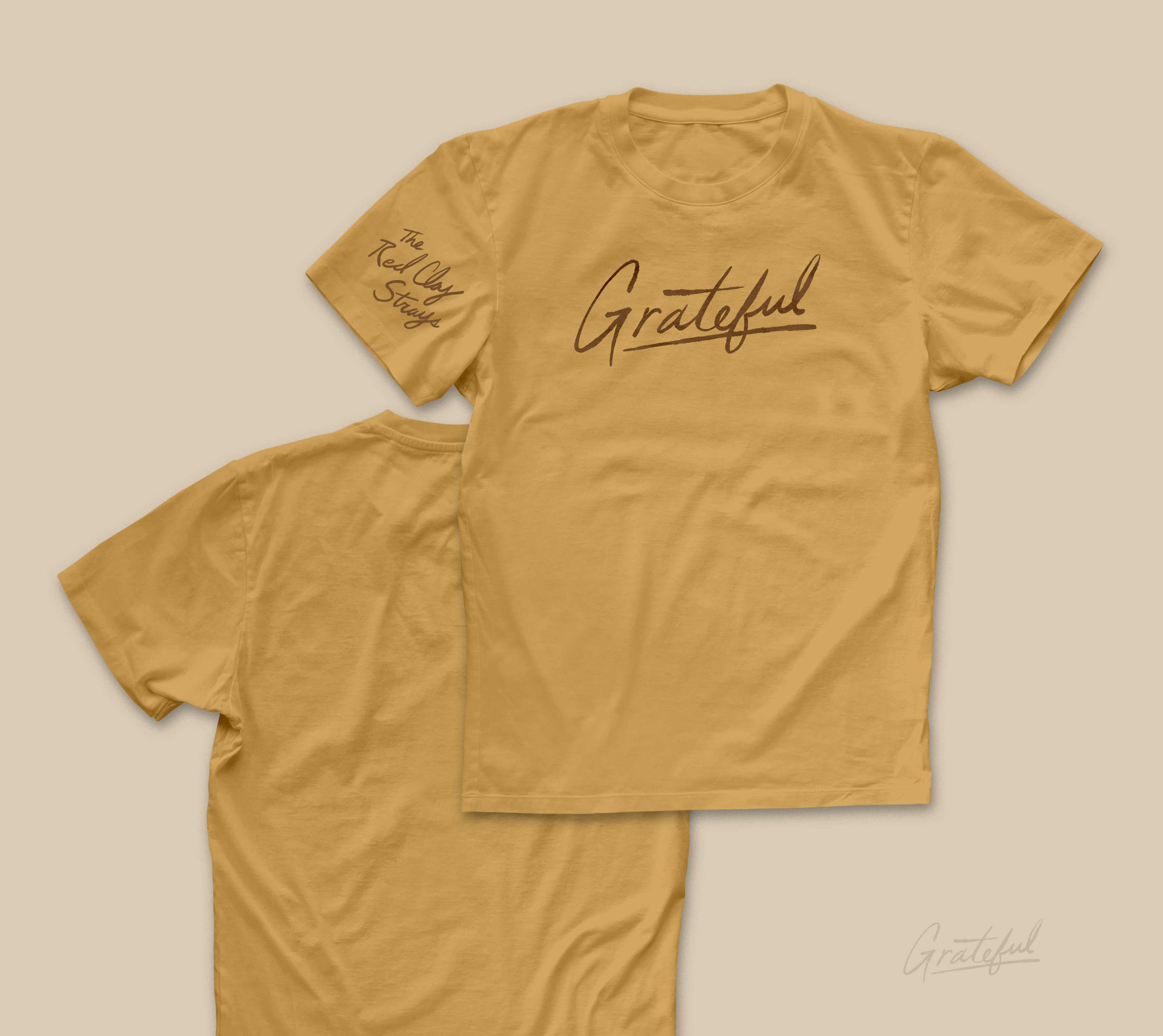 Red Clay Strays | Grateful T-Shirt | Mustard