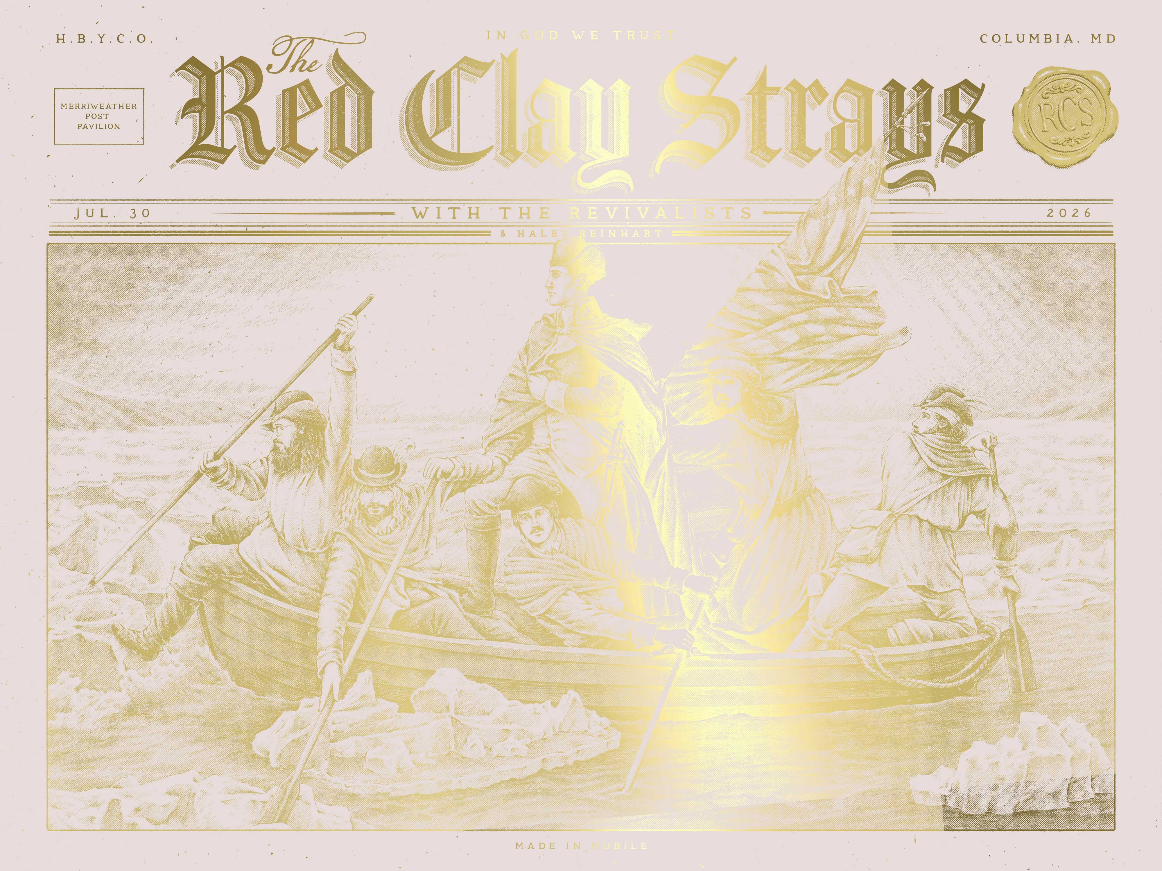 Red Clay Strays x SoundWaves Creative | F2 | Columbia MD | 24K Gold | 4DIAMOND QTY10