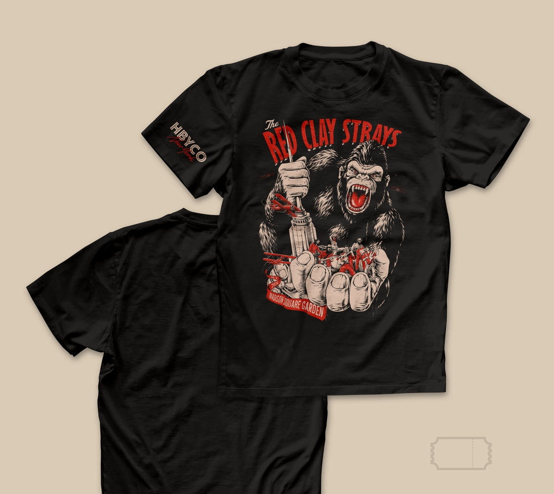 Red Clay Strays | Vintage | New York NY | 26' | T-Shirt | Black