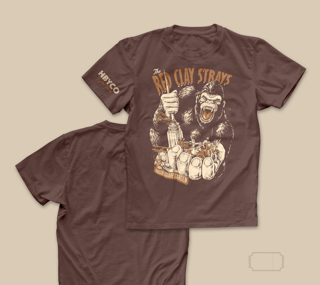 Red Clay Strays | Vintage | New York NY | 26' | T-Shirt | Espresso