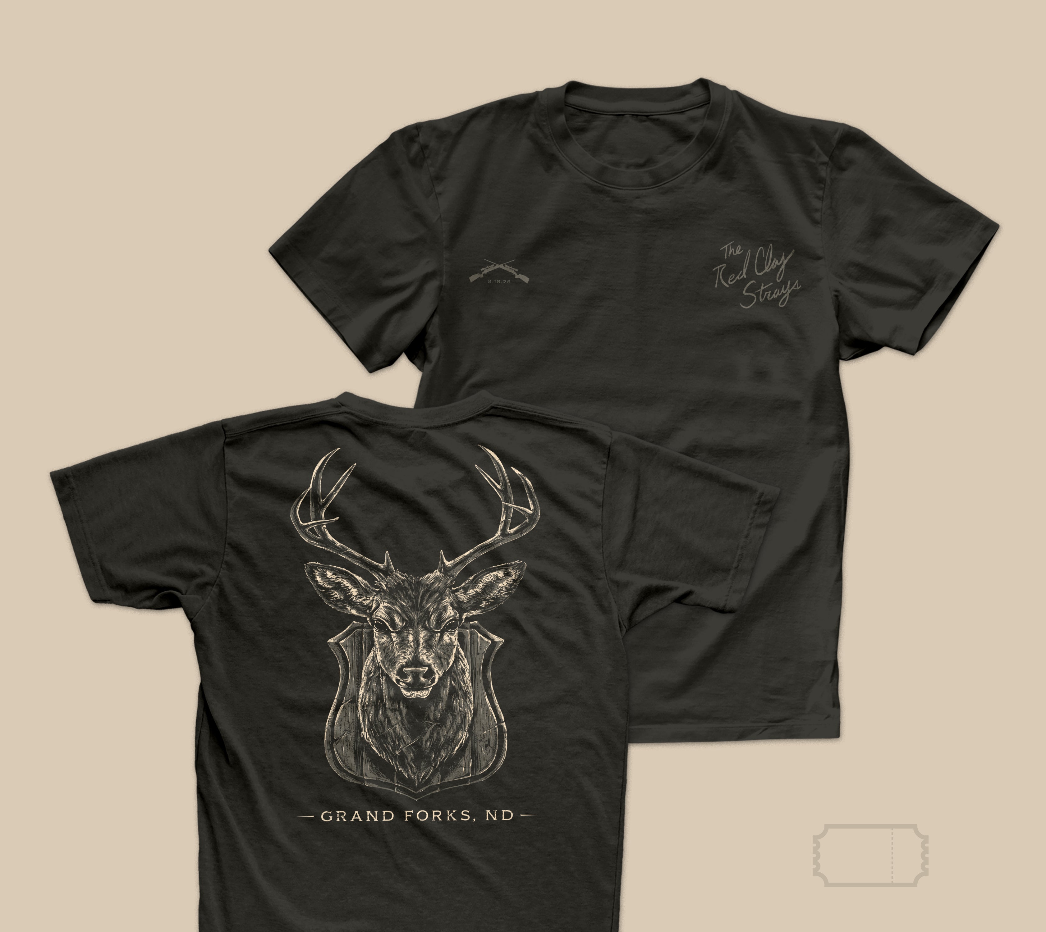 Red Clay Strays | Tour | Grand Forks ND | 26' | T-Shirt