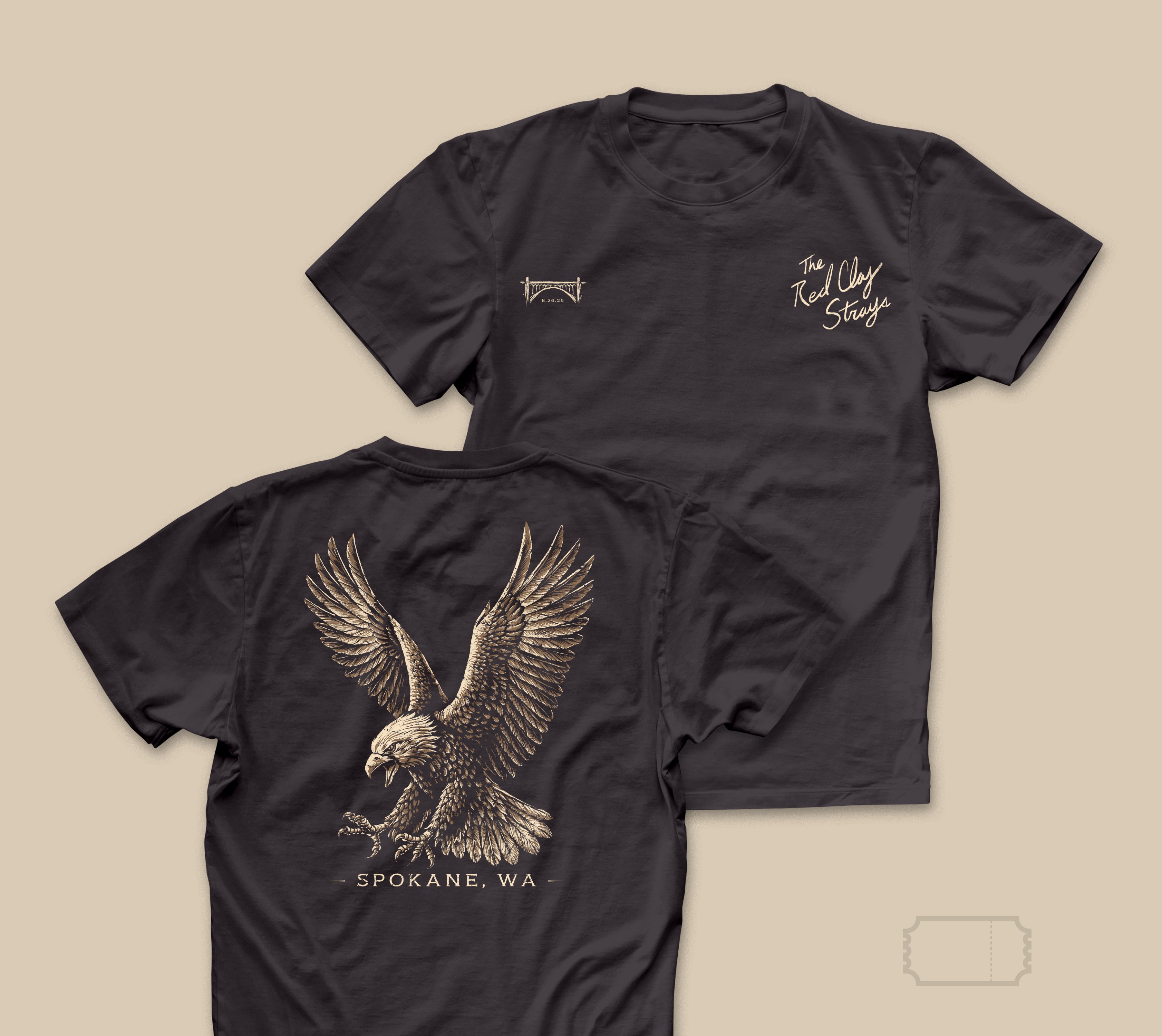 Red Clay Strays | Vintage | Spokane WA | 26' | T-Shirt