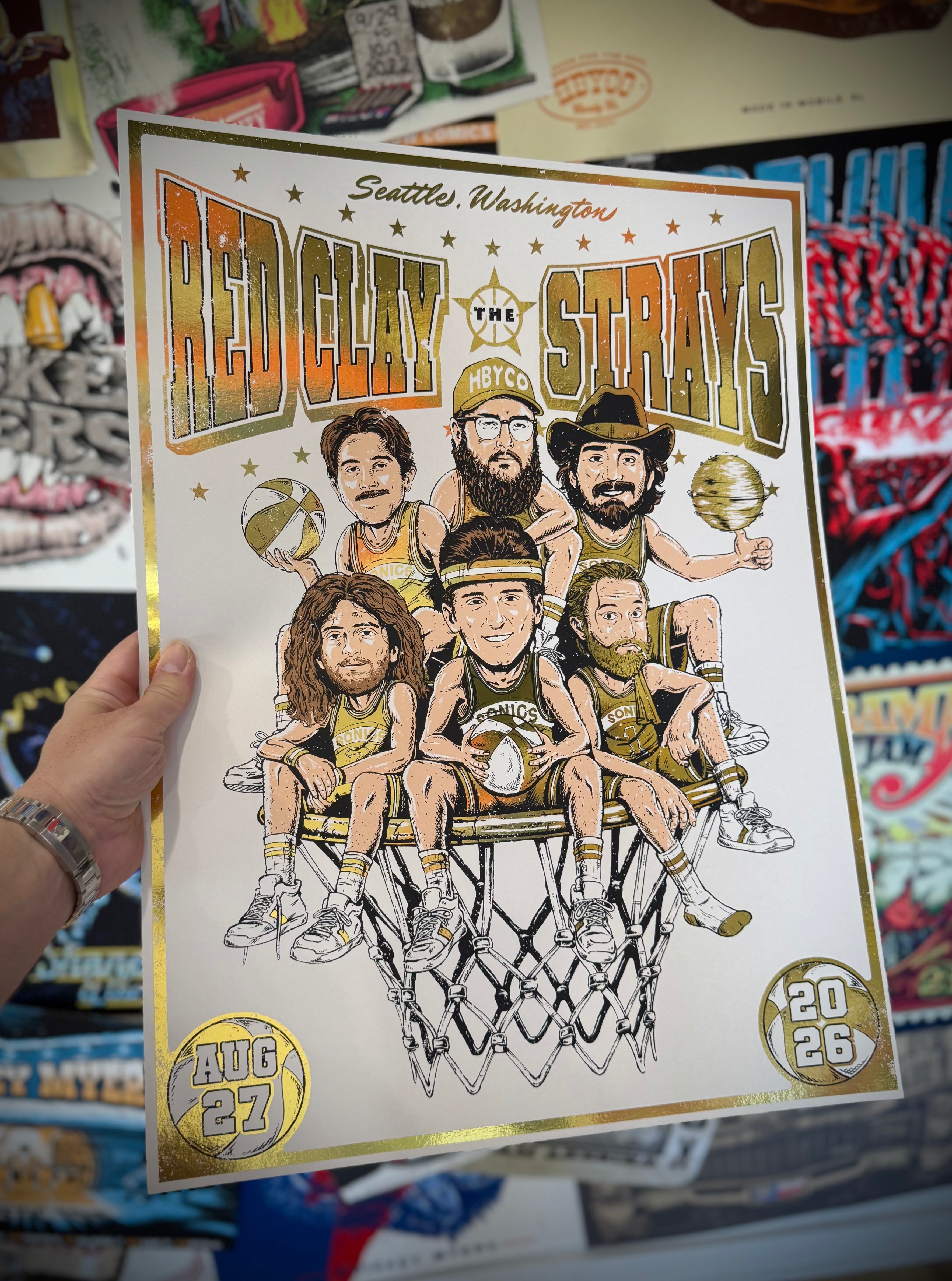 Red Clay Strays x SoundWaves Creative | F58 | Seattle | 24K Gold | 4DIAMOND ** Online Exclusive **