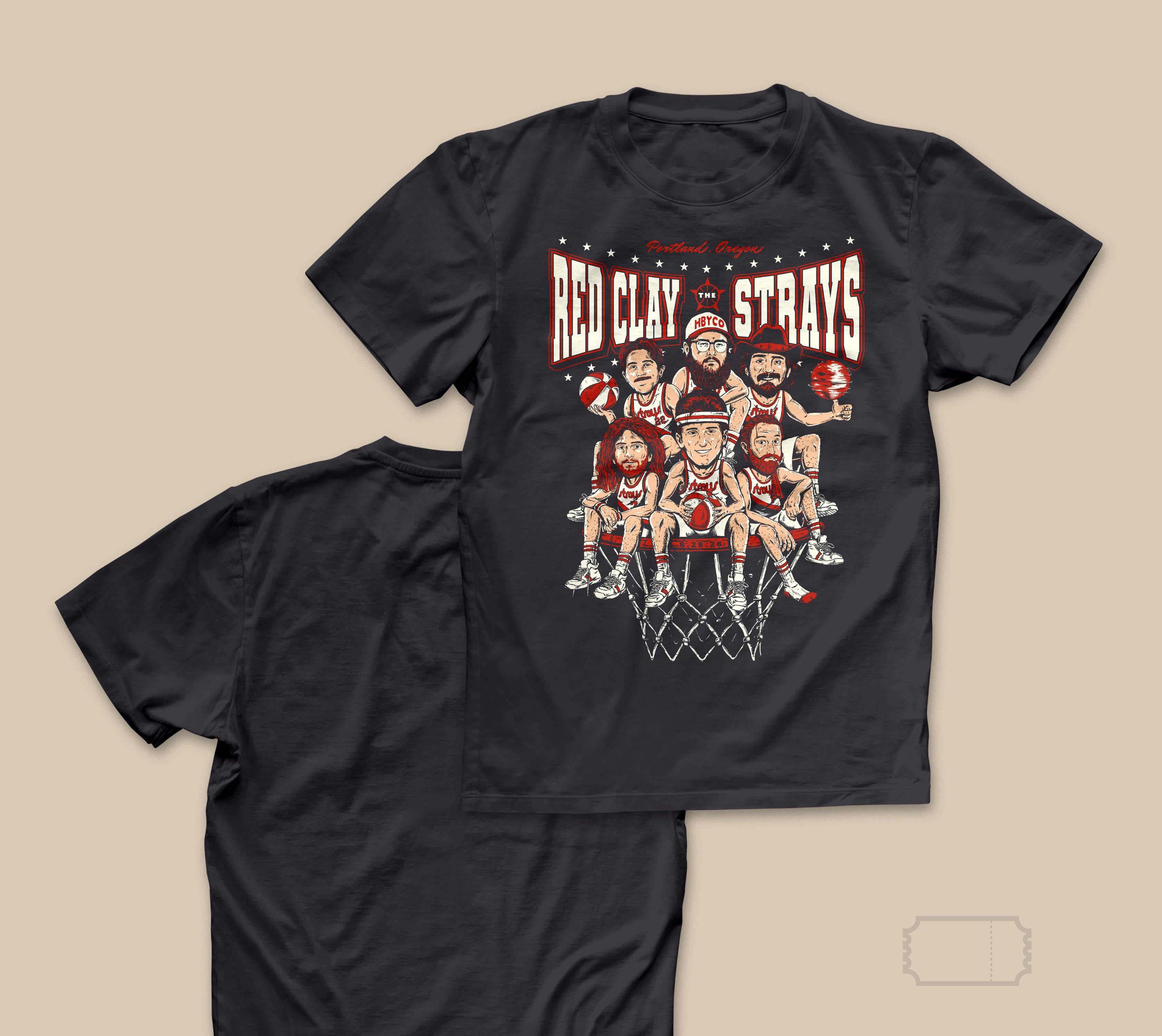Red Clay Strays | Tour | Portland | 26' | T-Shirt