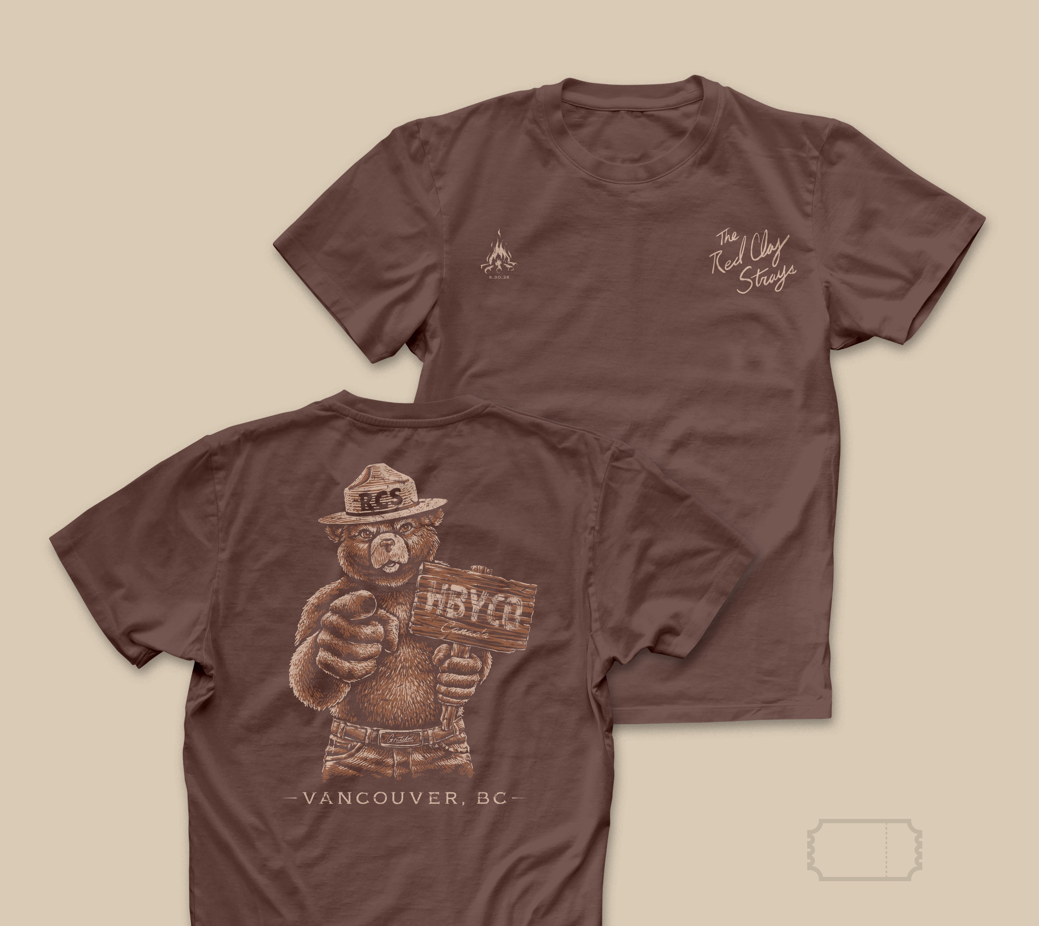Red Clay Strays | Tour | Vancouver | 26' | T-Shirt
