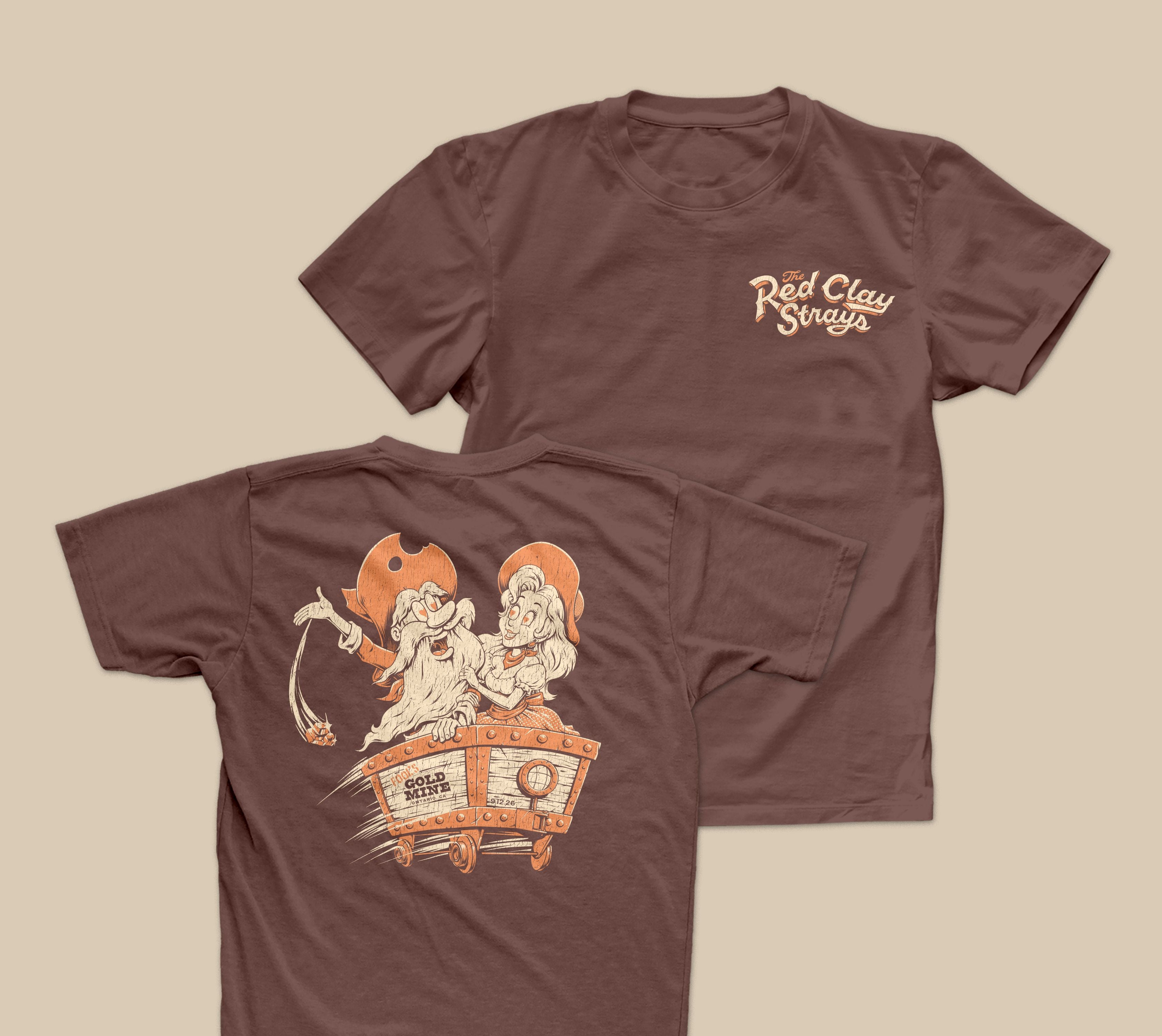 Red Clay Strays | Tour | Fool's Gold | Ontario CA | 26' | T-Shirt