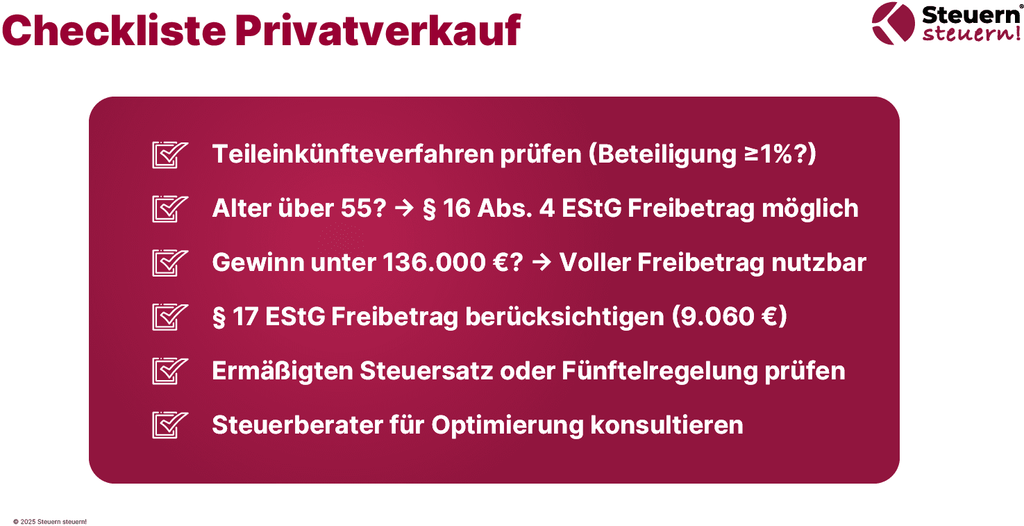 Checkliste – Welche Freibeträge kannst Du nutzen