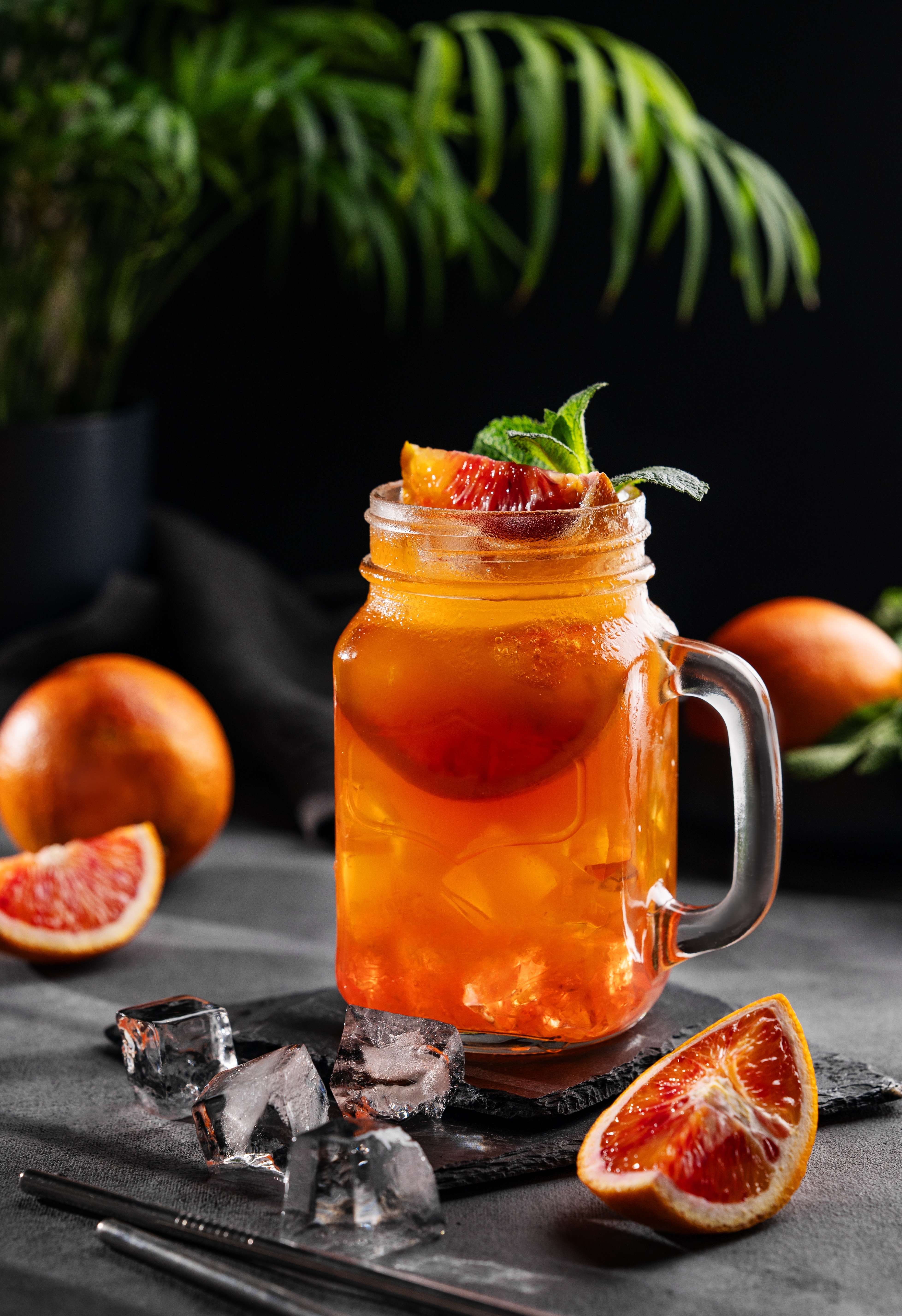 Blood Orange Bourbon Lemonade