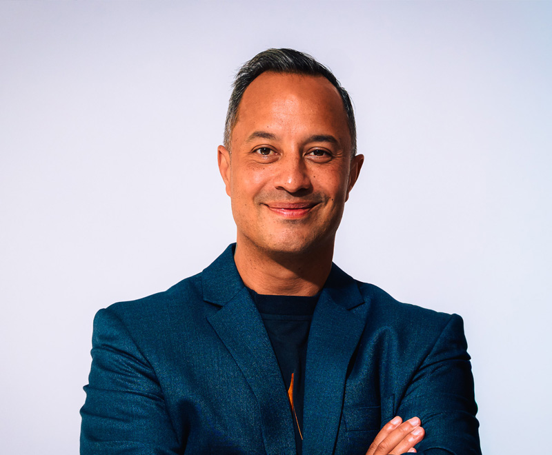 Te Awanui Reeder studio shot portrait