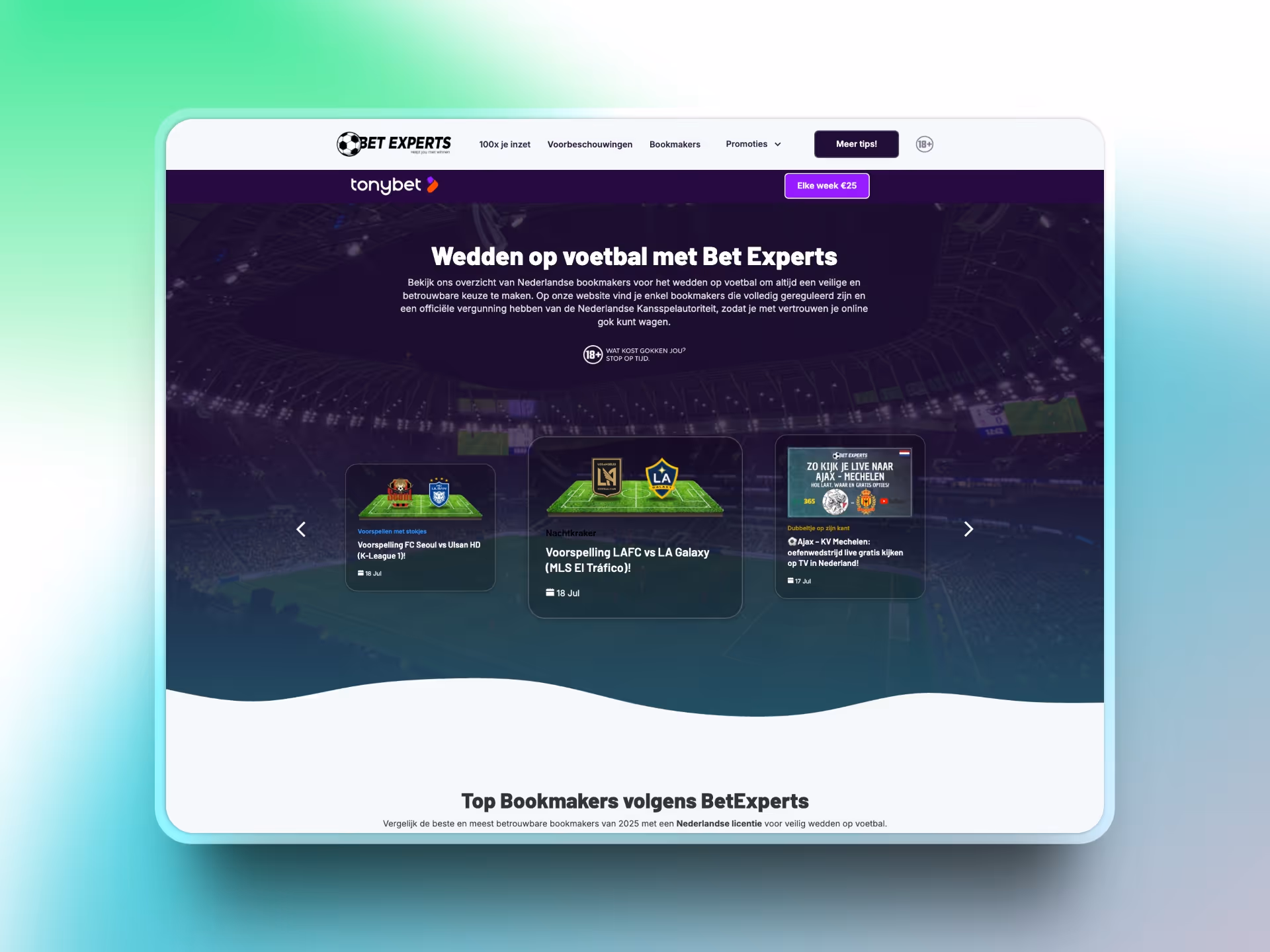 Design en development voor een affiliate bedrijf