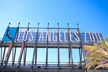 Los Angeles Zoo Sign
