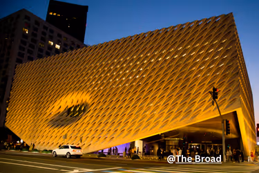 The Broad Museum with Lights
