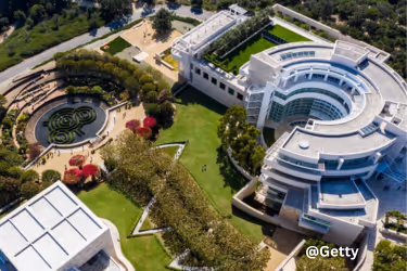 The Getty Center Aerial Shot