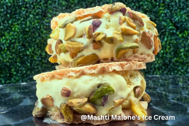Pistachio Ice Cream Sandwich
