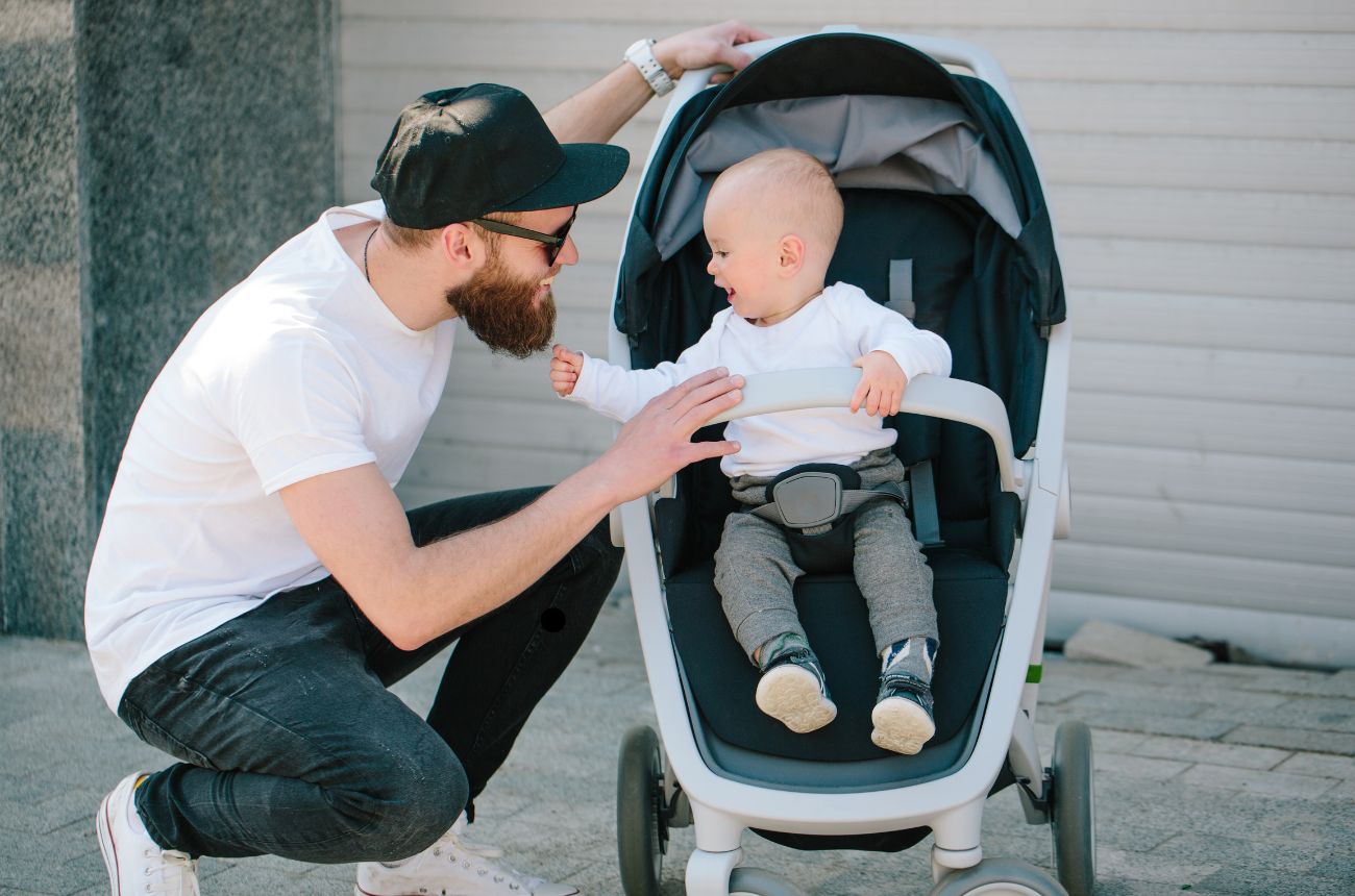 Stroller-Friendly Fun in Hollywood - Dad with a stroller