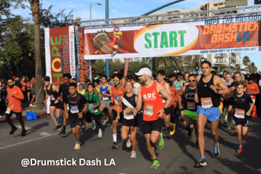 Drumstick Dash L.A. Start line
