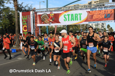 Drumstick Dash L.A. Start line