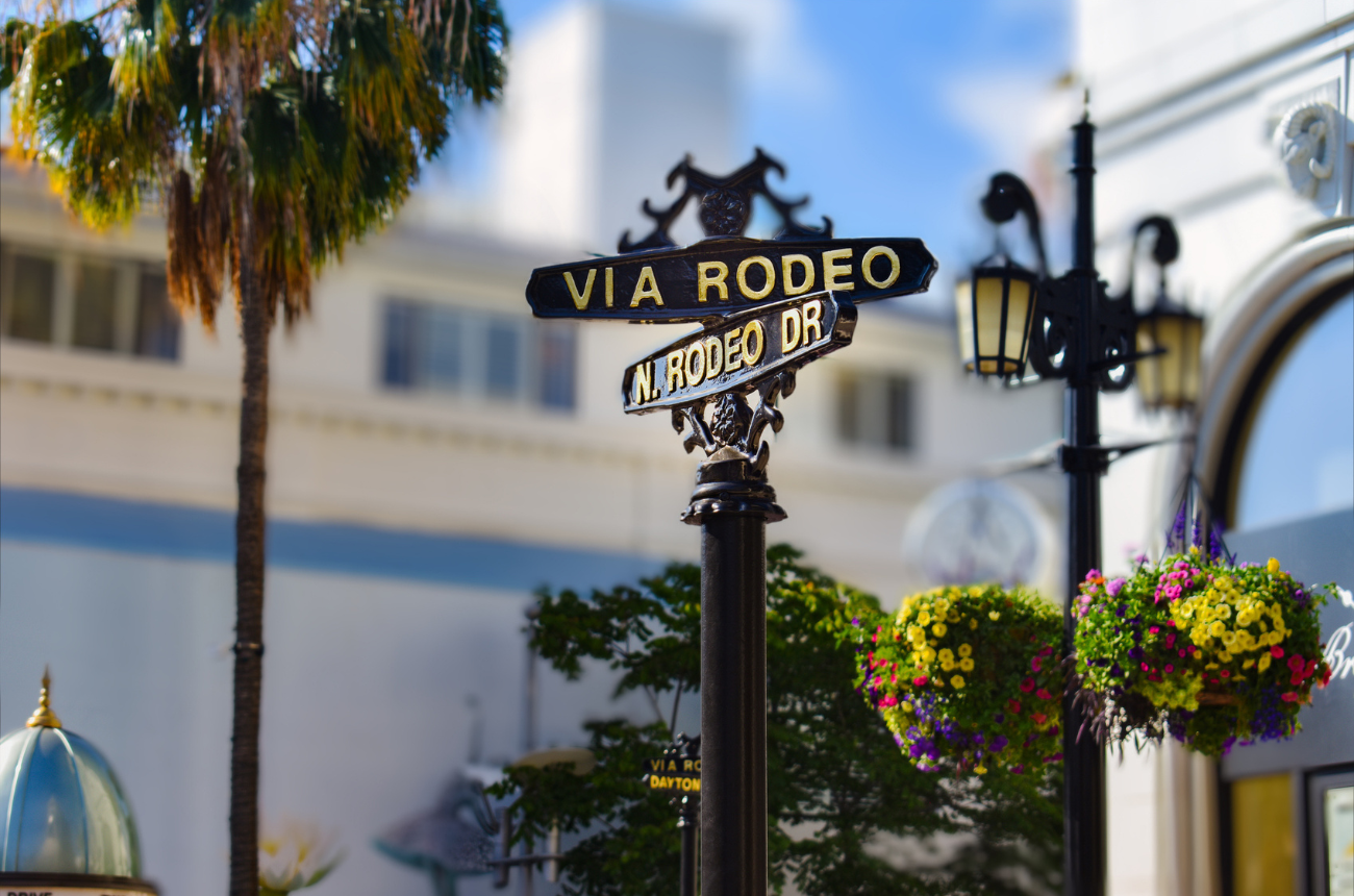 Beverly Hills Celebrity Hotspots - Rodeo Drive Sign